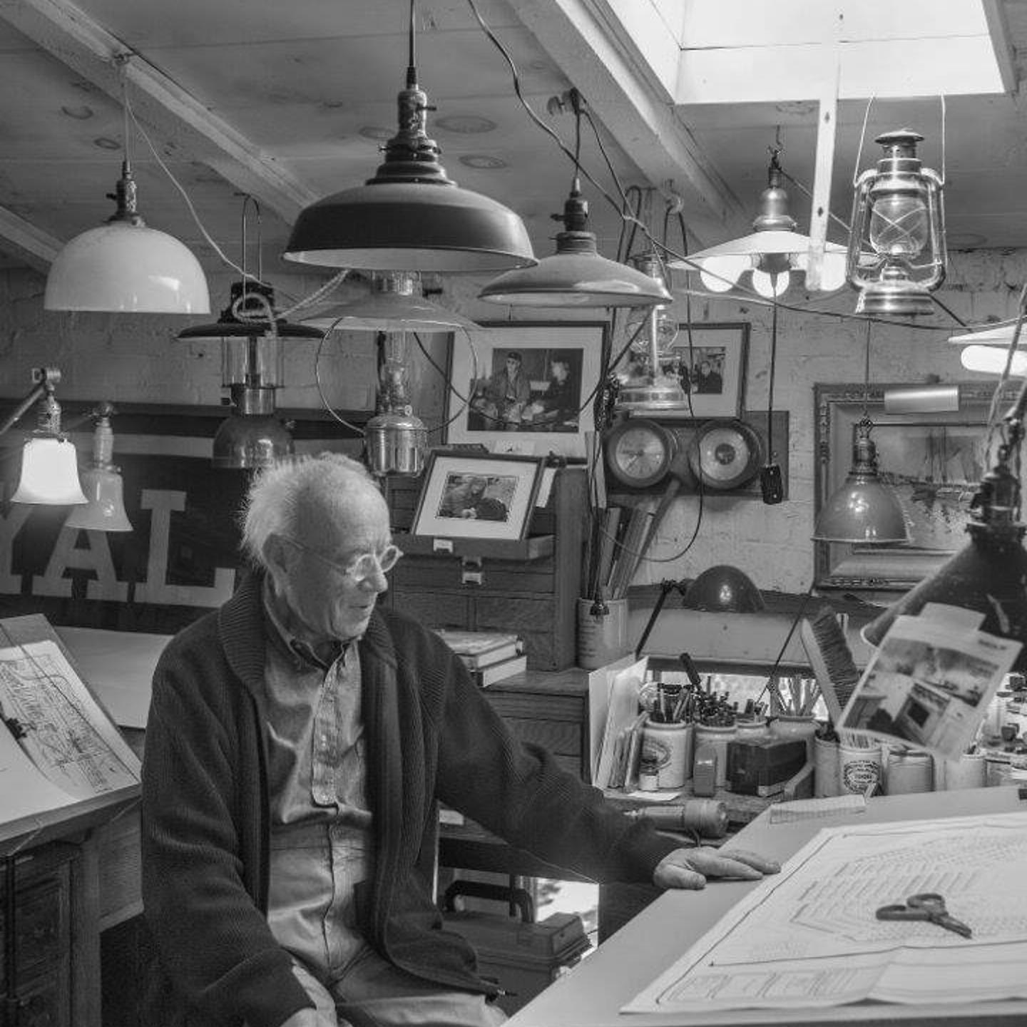 Eugene Lee at his studio in Providence, R.I.
