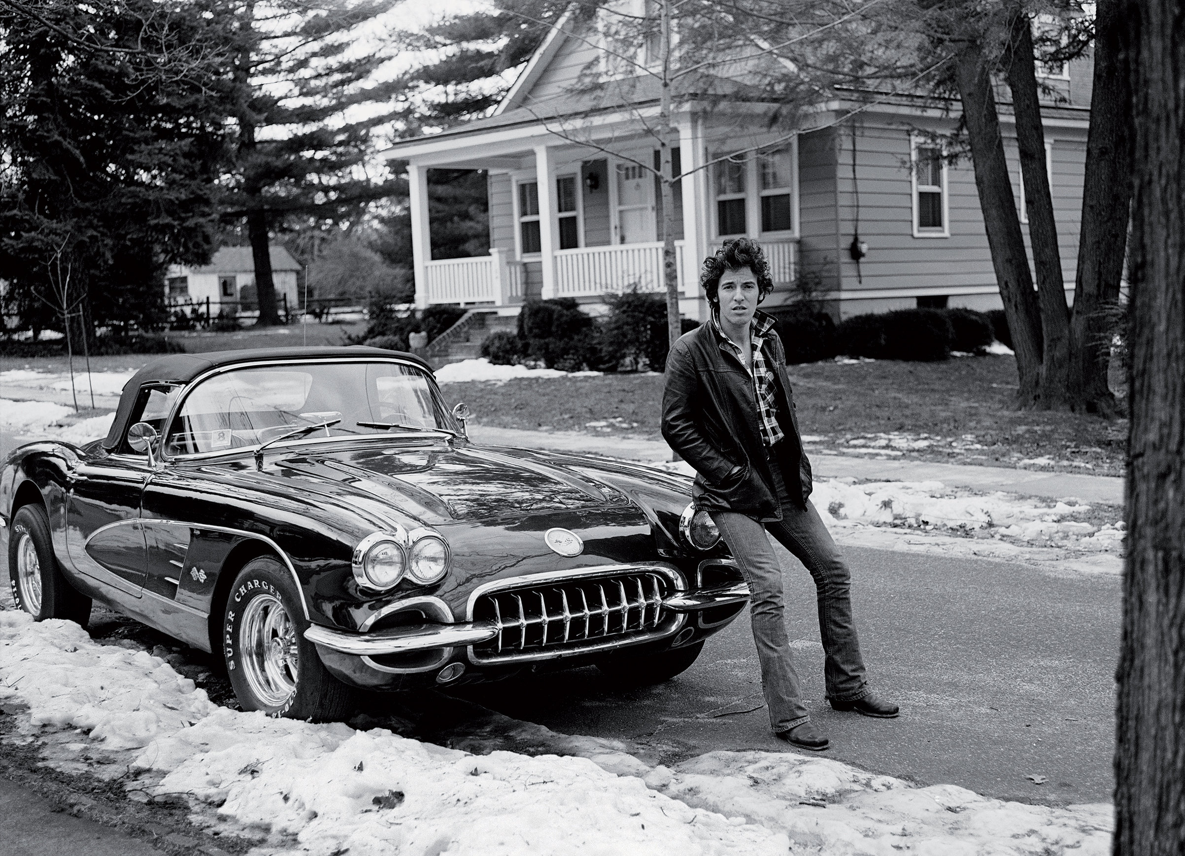 Bruce Springsteen by Frank Stefanko from the book Bruce Springsteen. Further Up The Road.