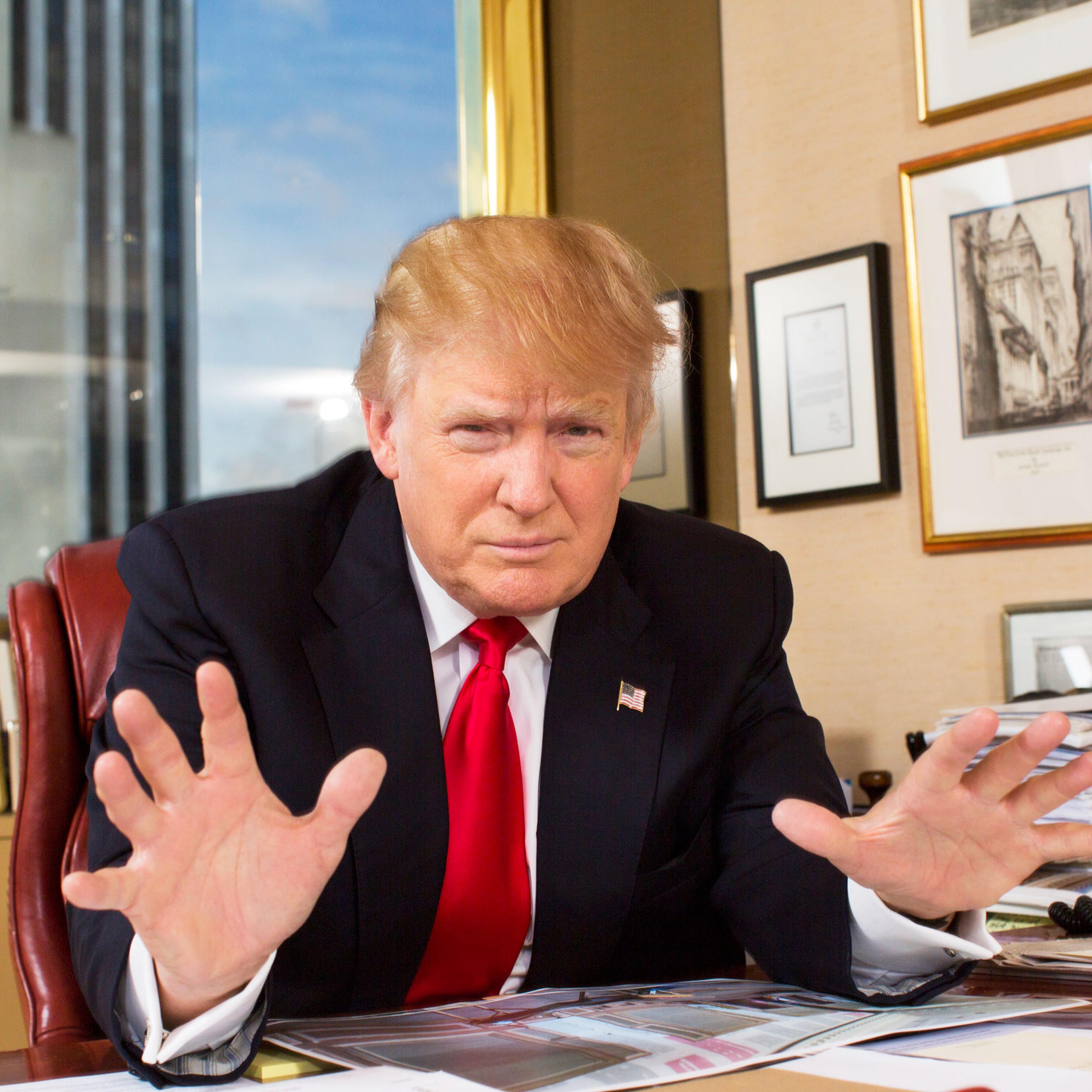“I’m an intuitive person,” says the candidate, photographed at Trump Tower on July 11.