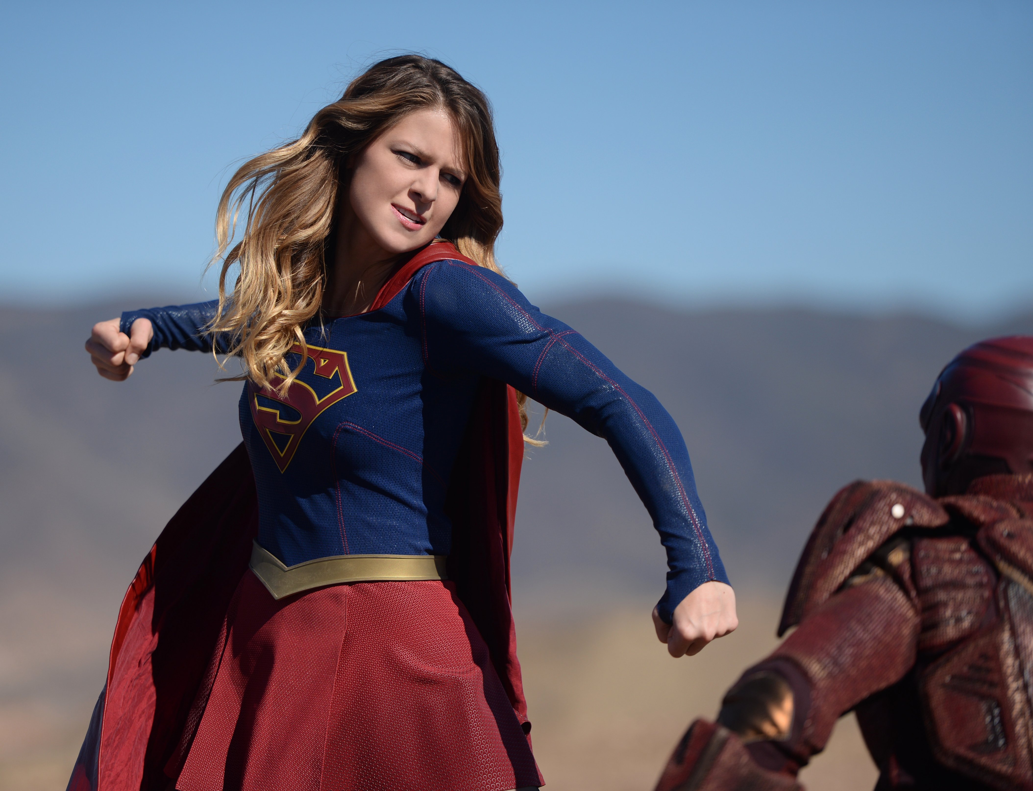Melissa Benoist as Kara Danvers in <i>Supergirl.</i> 