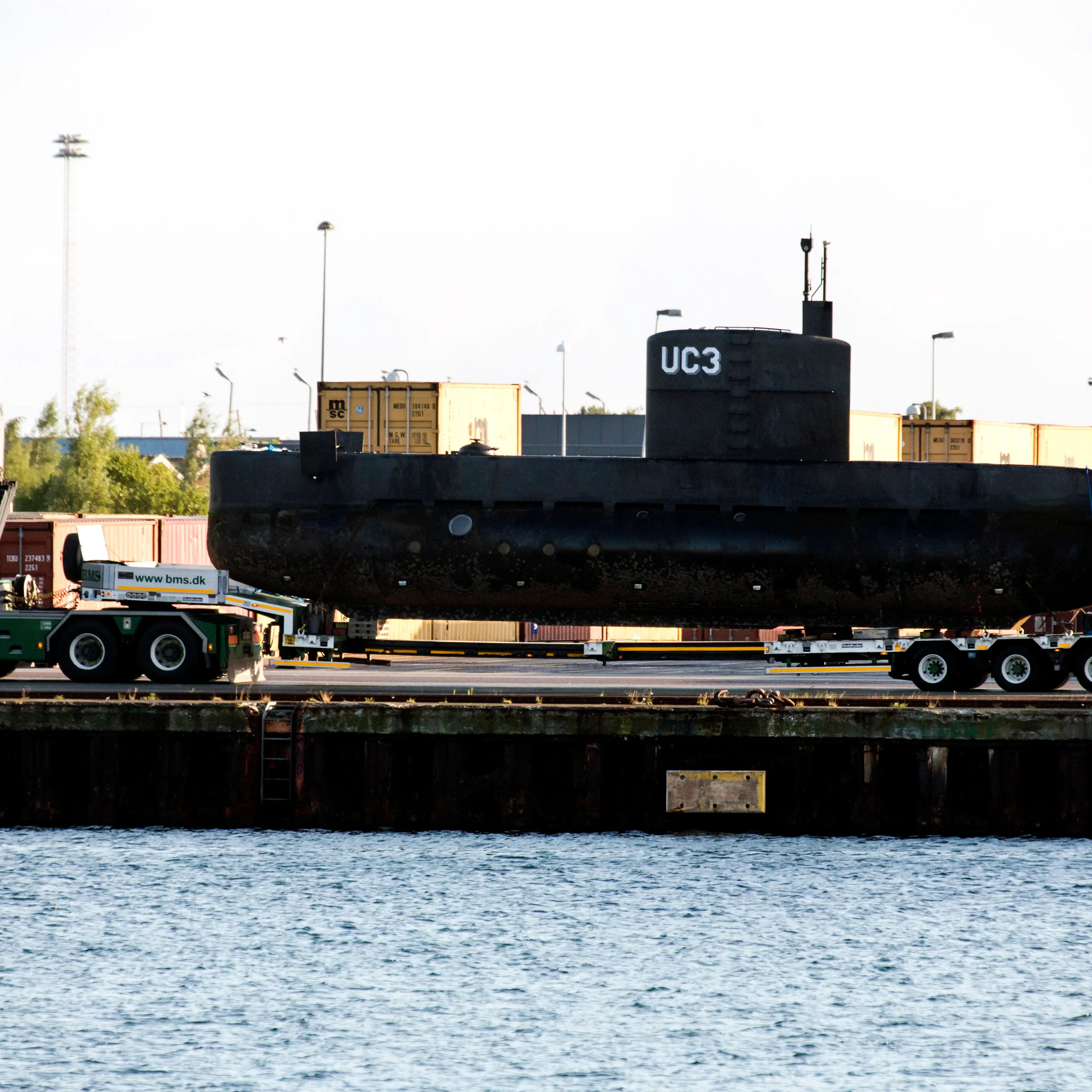 Submarine Towed To Copenhagen Harbor