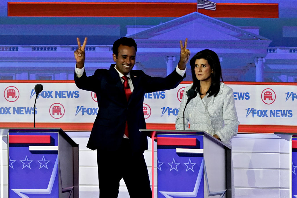 2024 Presidential Candidates Participate In Republican Primary Debate