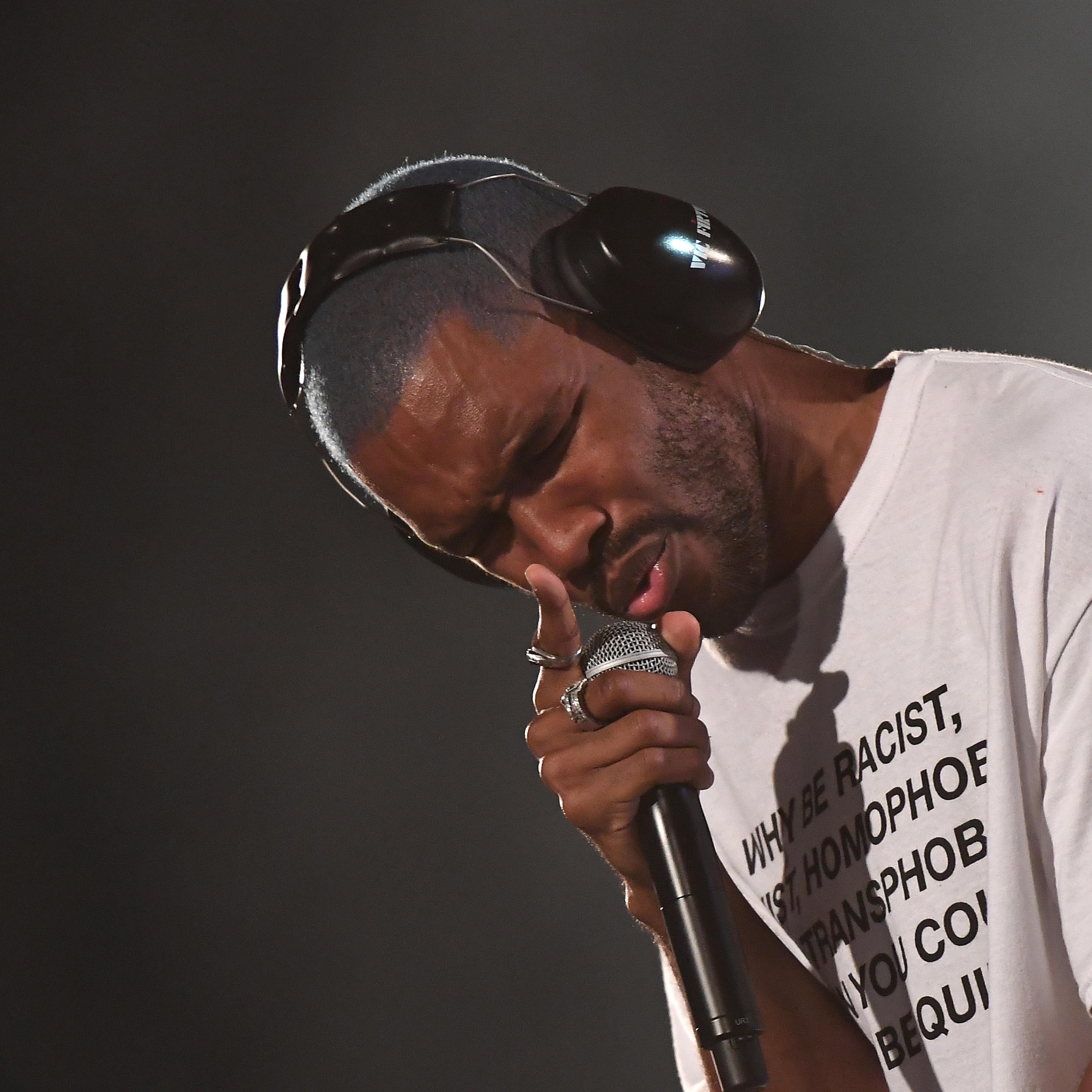Frank Ocean performing at Panorama in 2017