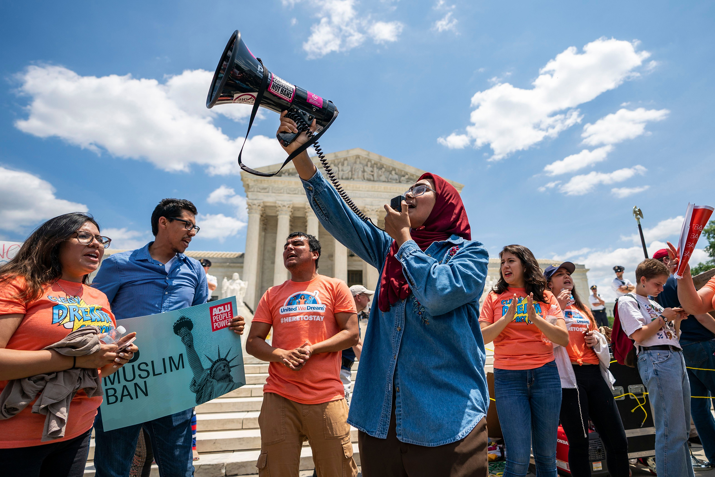 Protestors of Supreme Court Upholding Travel Ban