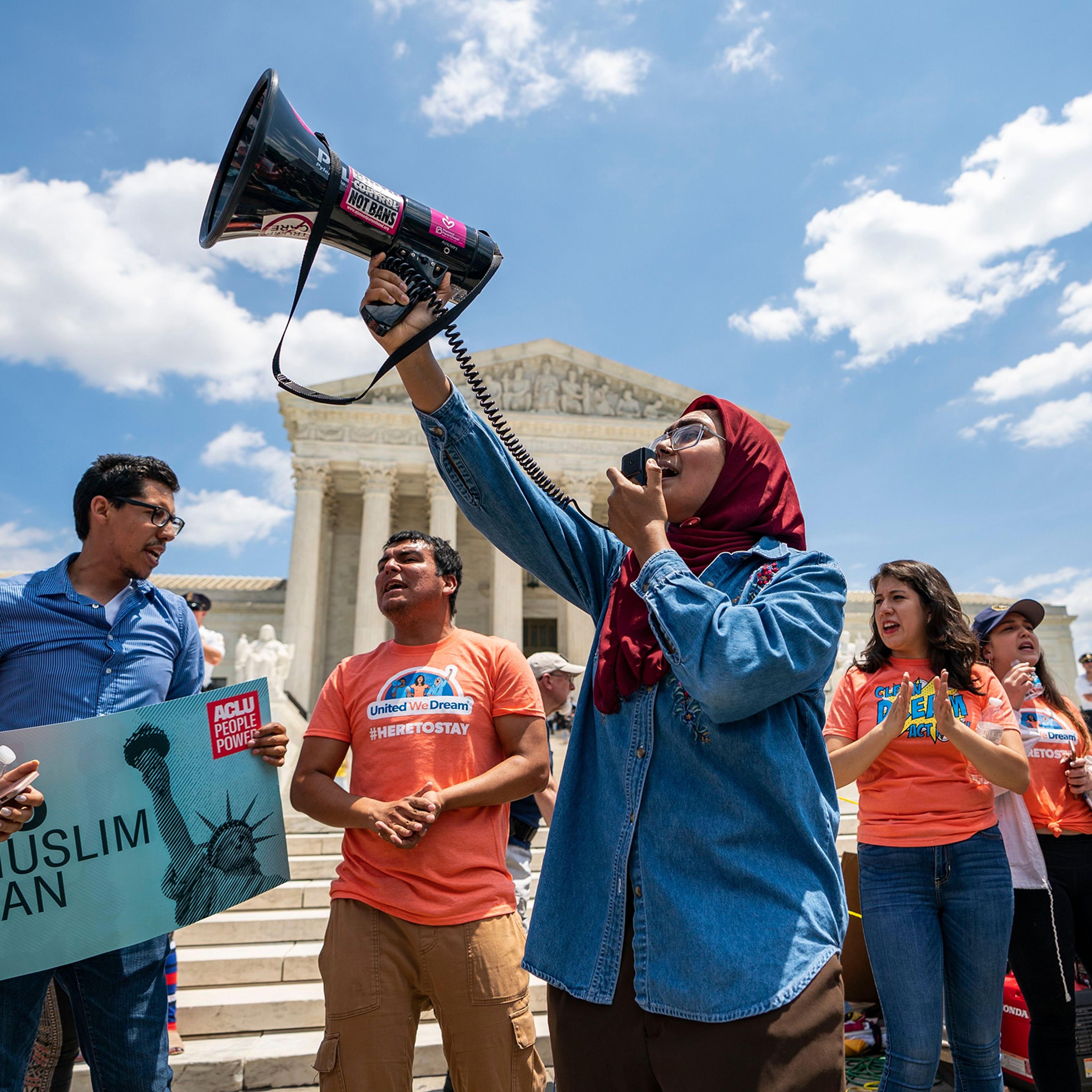 Protestors of Supreme Court Upholding Travel Ban