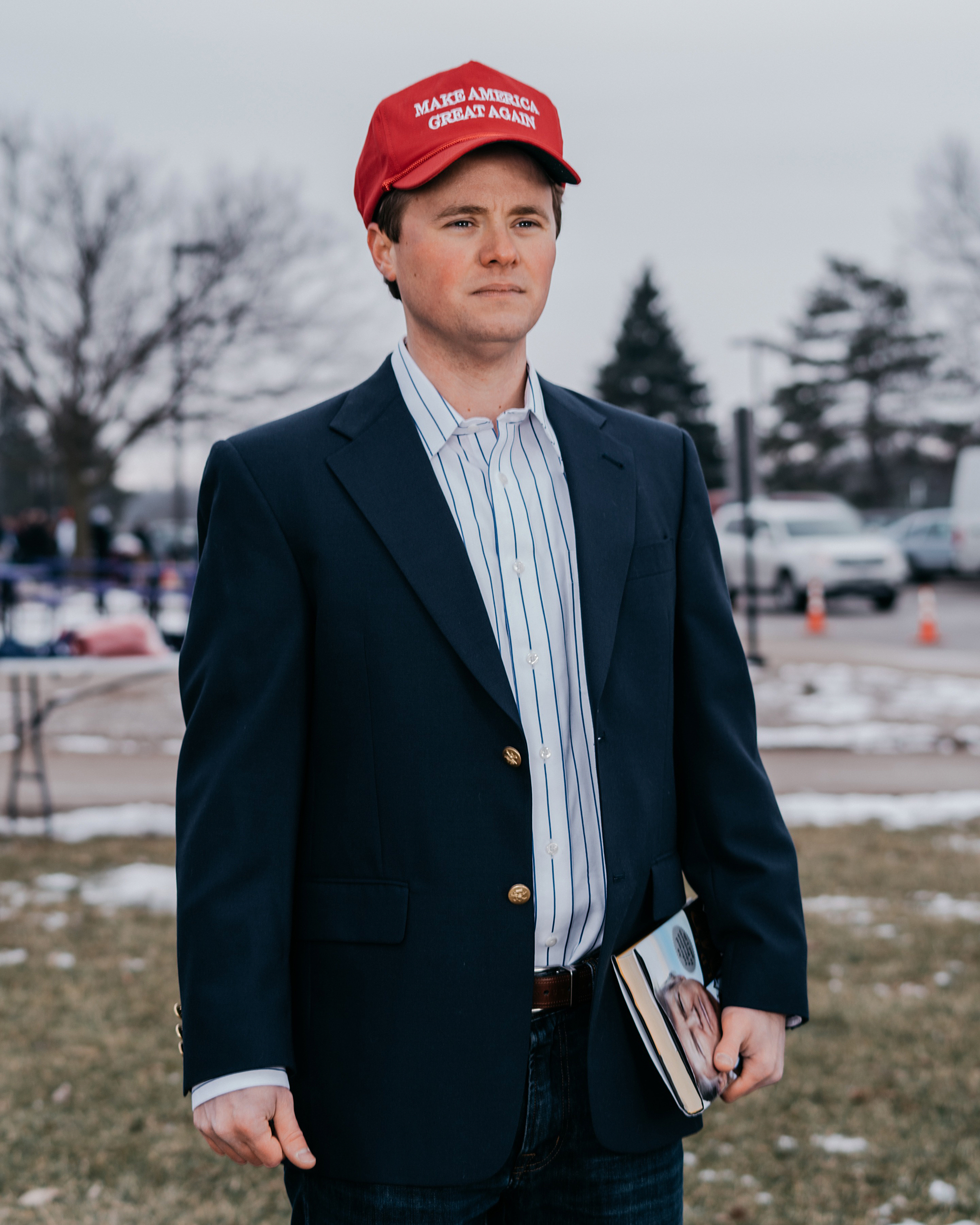 nick mcnamara, 31, Trump supporter “I’m a college graduate. That’s an investment I made to make a good future for myself. But the playing field I’m in right now feels like, ‘What am I supposed to do?’ We’re becoming weakened in the face of the world. We’