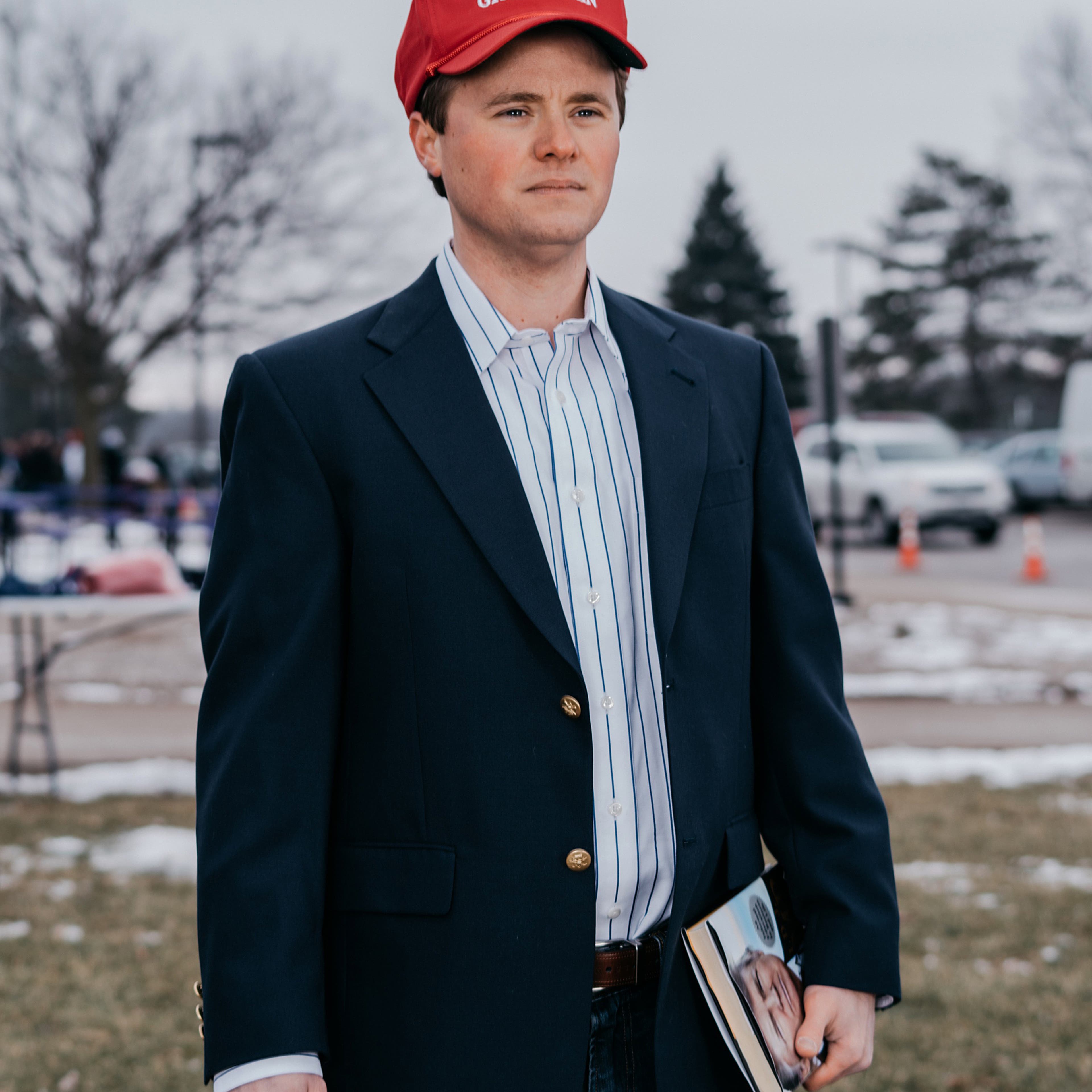 nick mcnamara, 31, Trump supporter “I’m a college graduate. That’s an investment I made to make a good future for myself. But the playing field I’m in right now feels like, ‘What am I supposed to do?’ We’re becoming weakened in the face of the world. We’