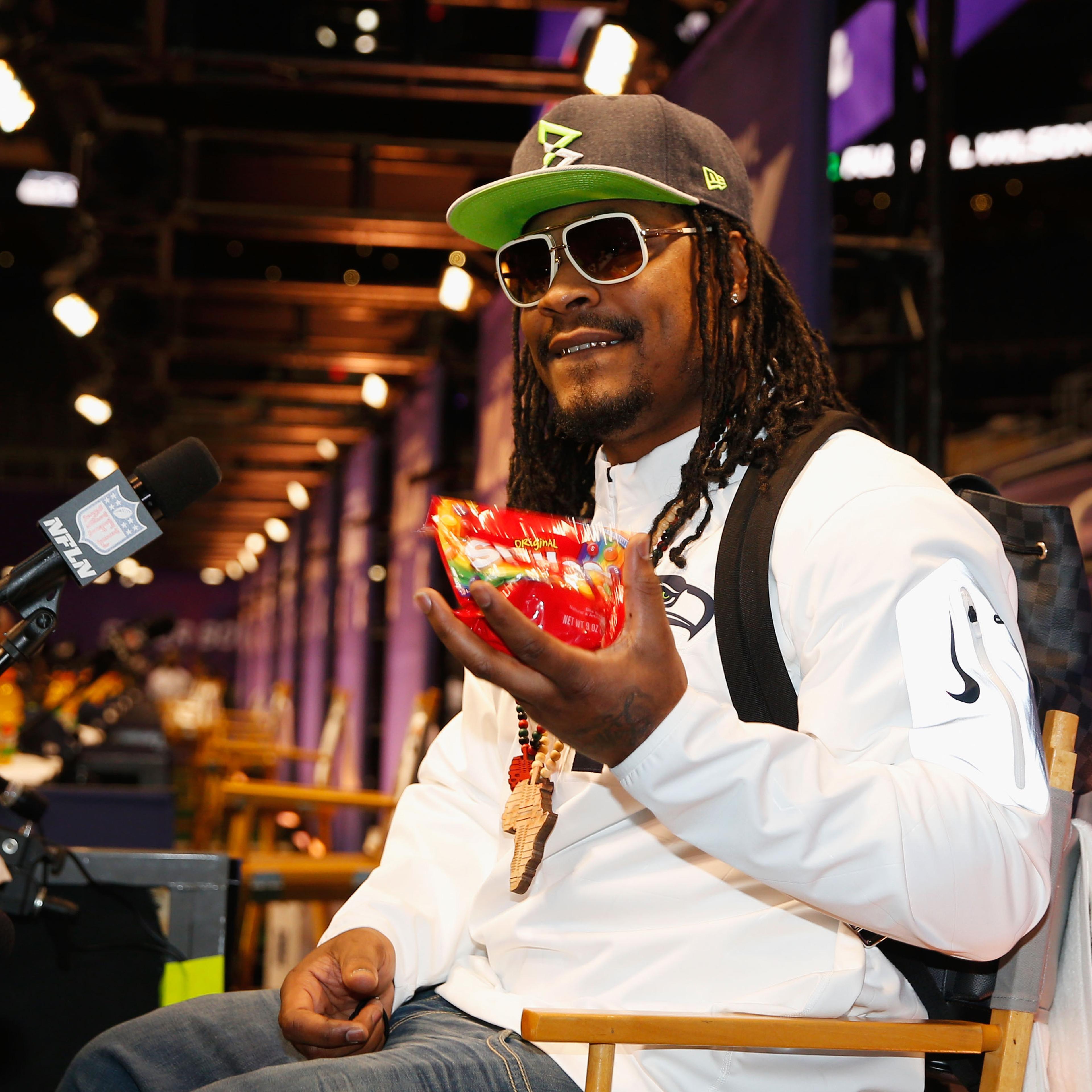 marshawn lynch skittles