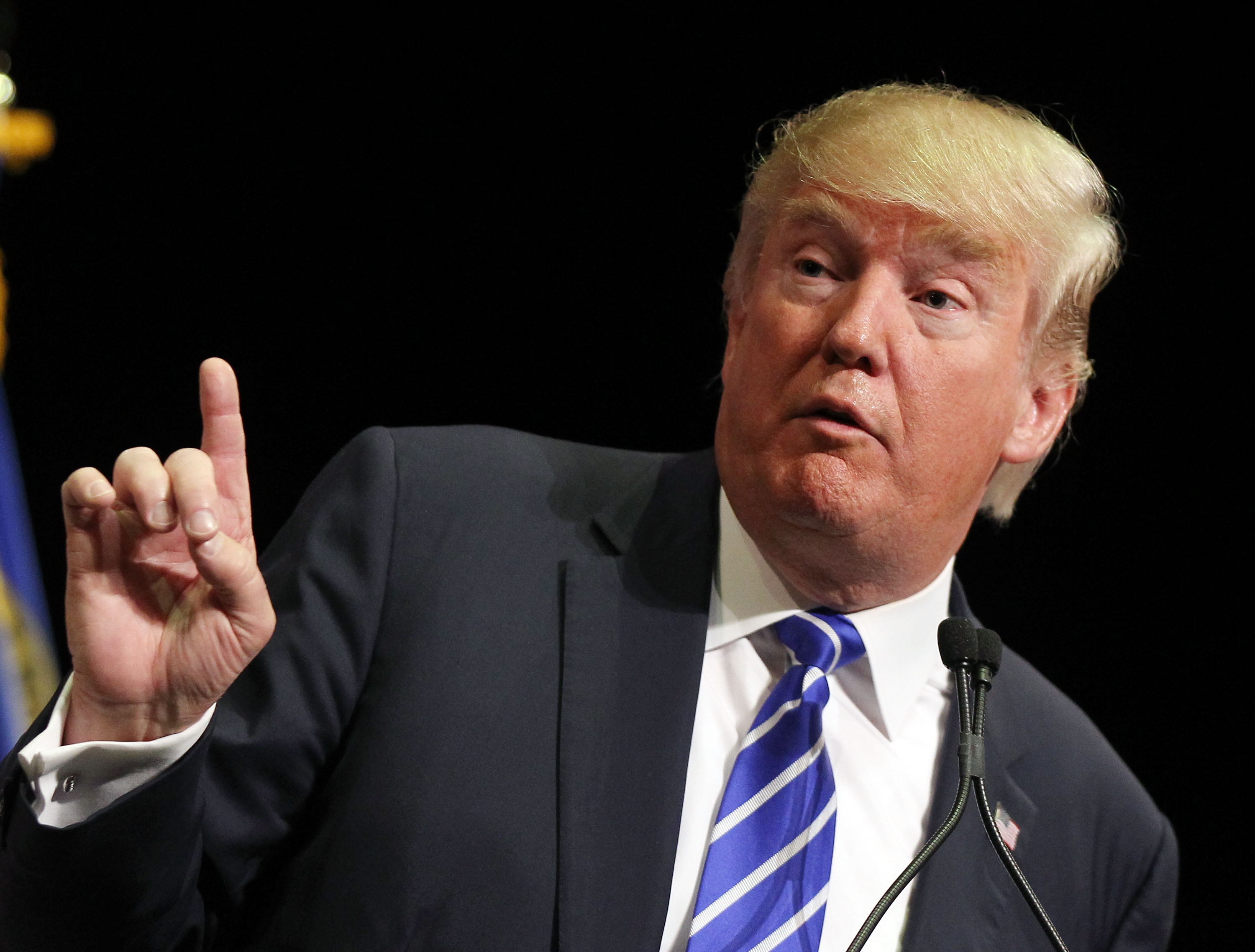 Donald Trump at a campaign rally in Las Vegas on Oct. 8, 2015.
