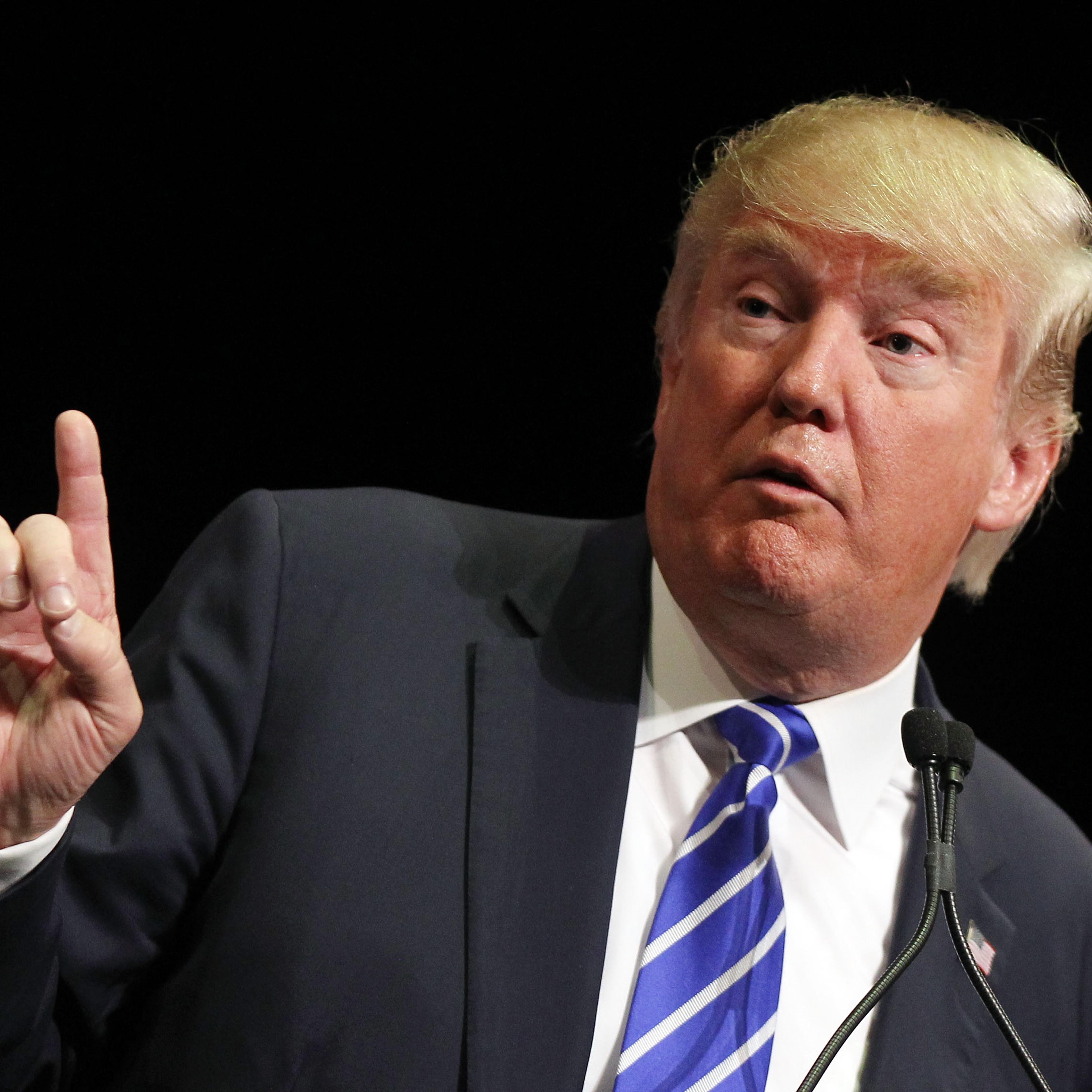Donald Trump at a campaign rally in Las Vegas on Oct. 8, 2015.