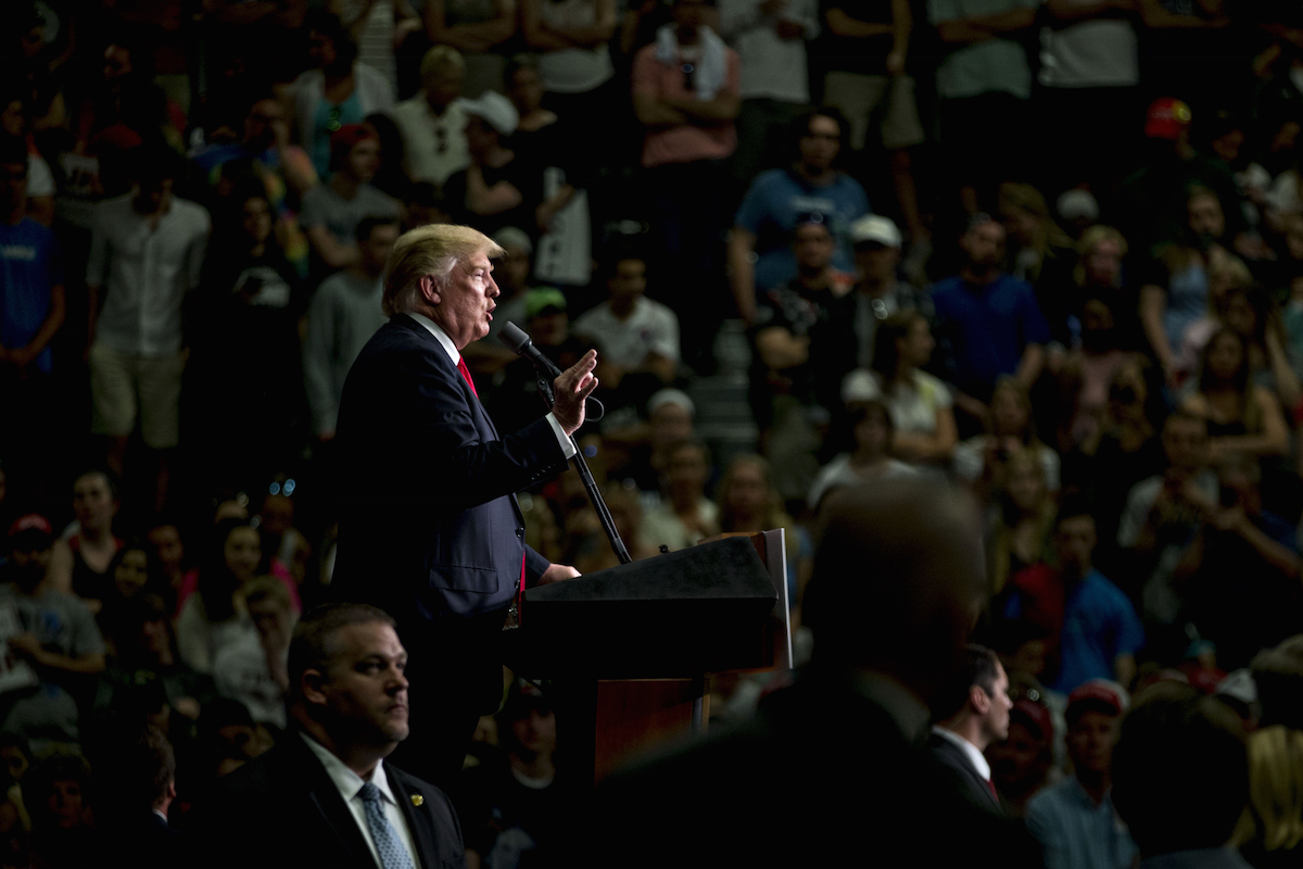 Presidential Candidate Donald Trump Holds Pennsylvania Campaign Rally