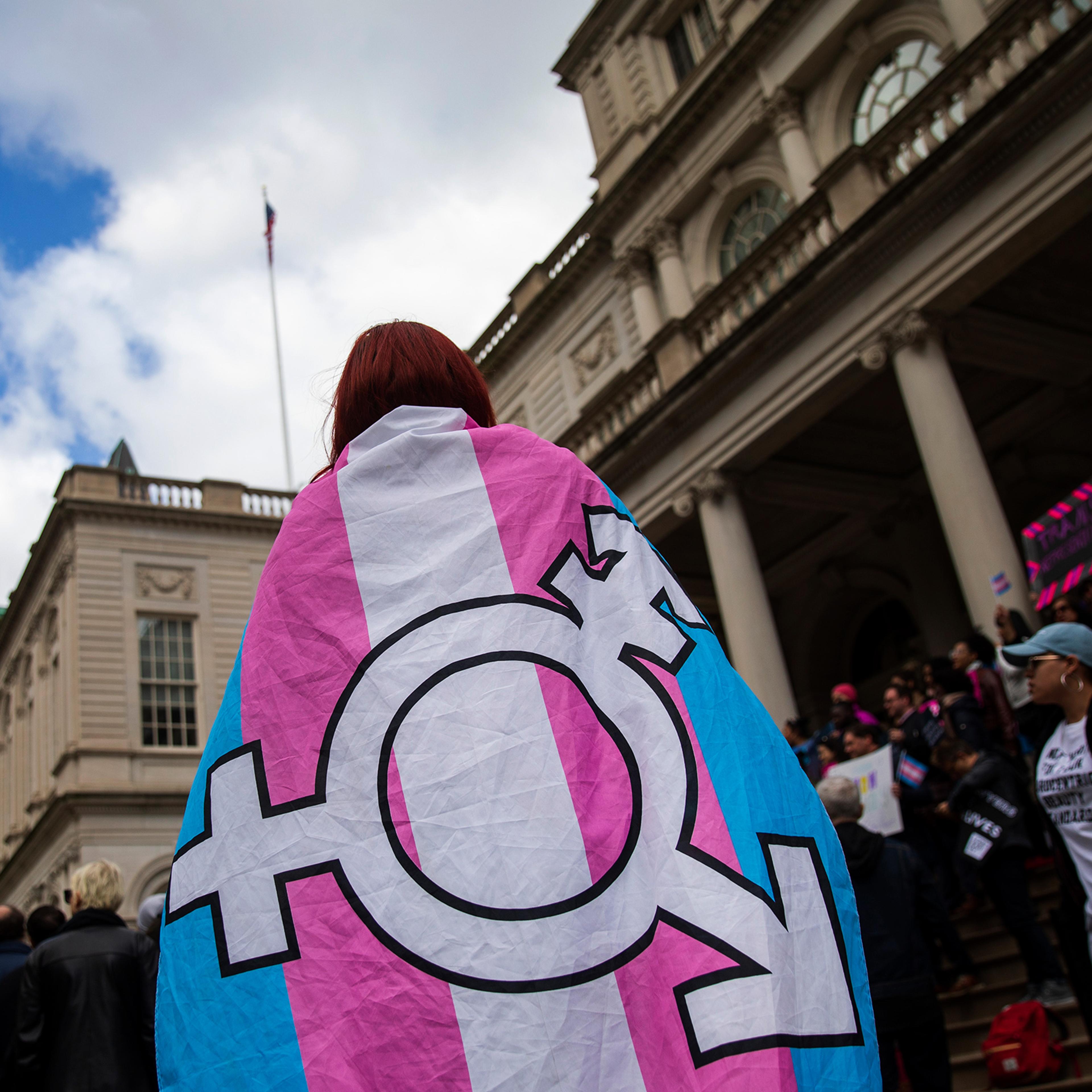 Rally Held In Support Of Transgender Community