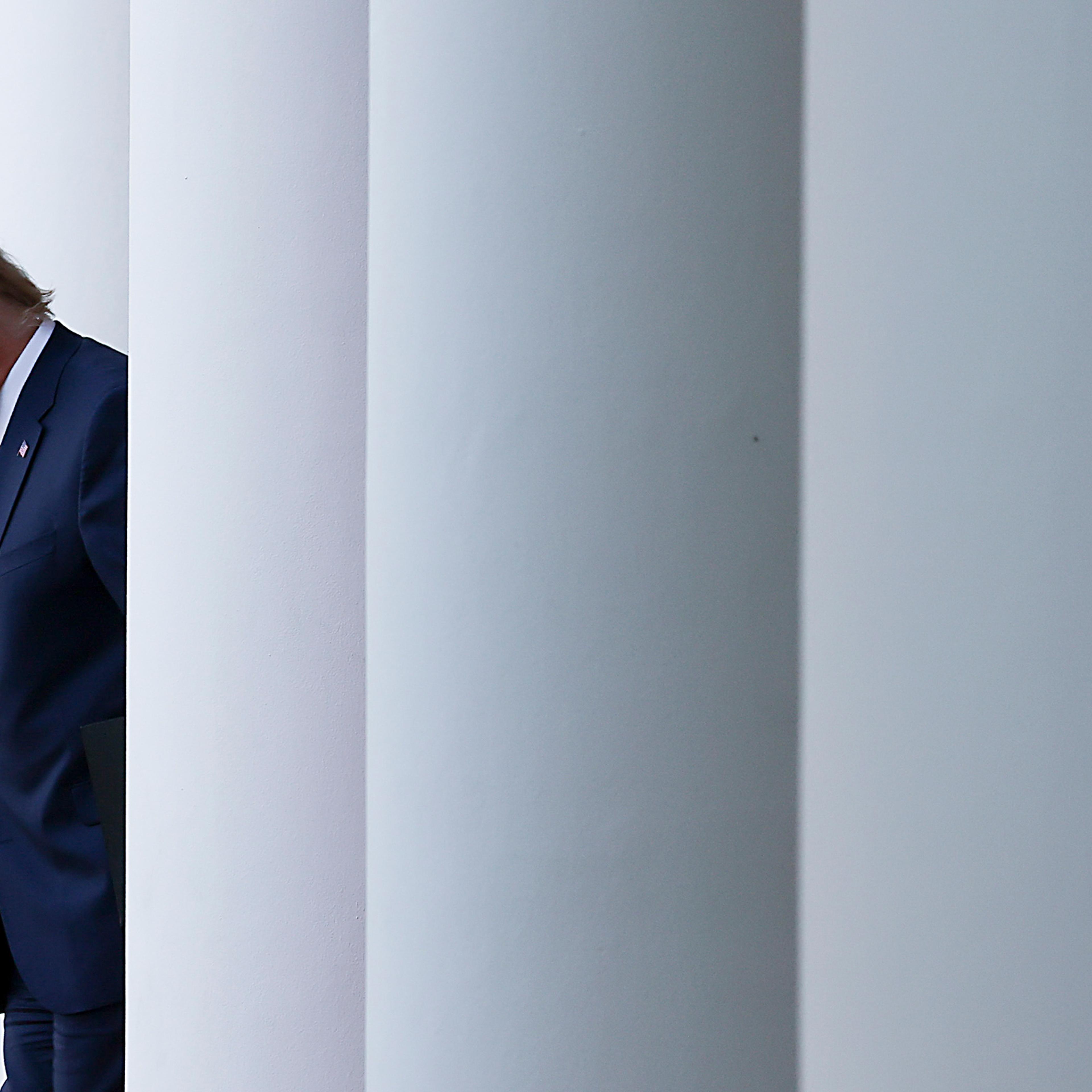 President Donald Trump walks up to speak about Operation Warp Speed in the Rose Garden at the White House Washington, D.C., on Nov. 13.