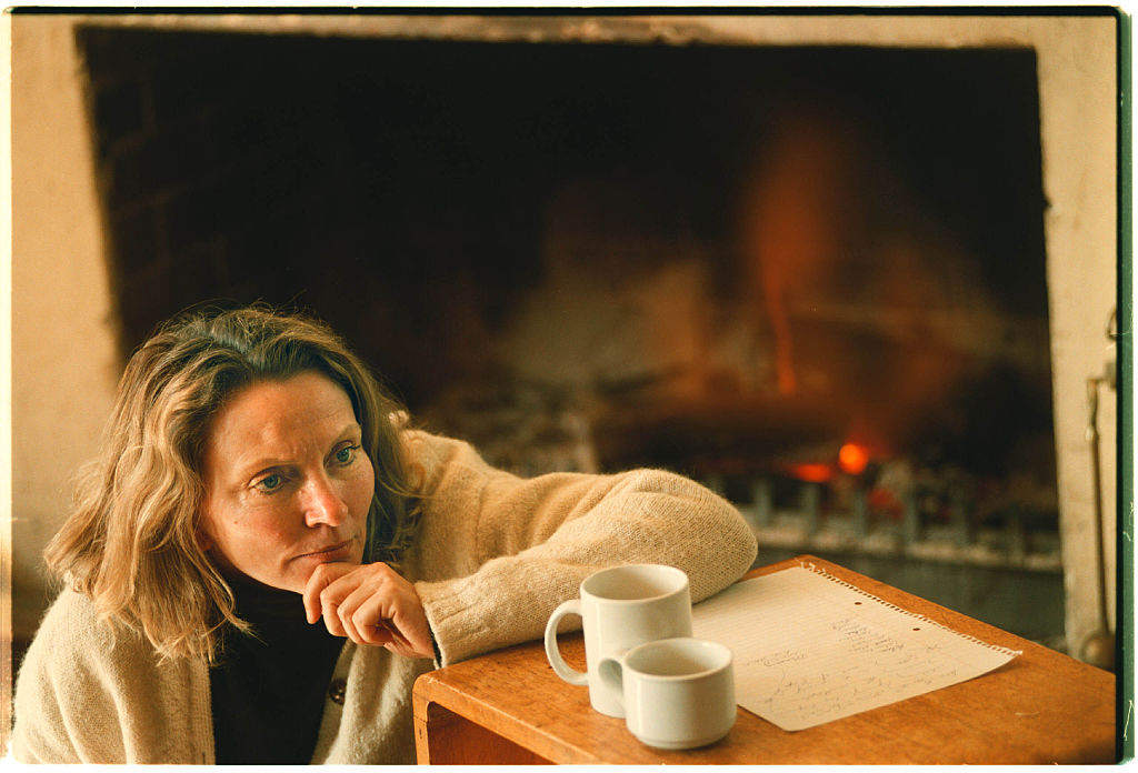 English author Robyn Davidson in The Blue Mountains, teaching workshops on memoi