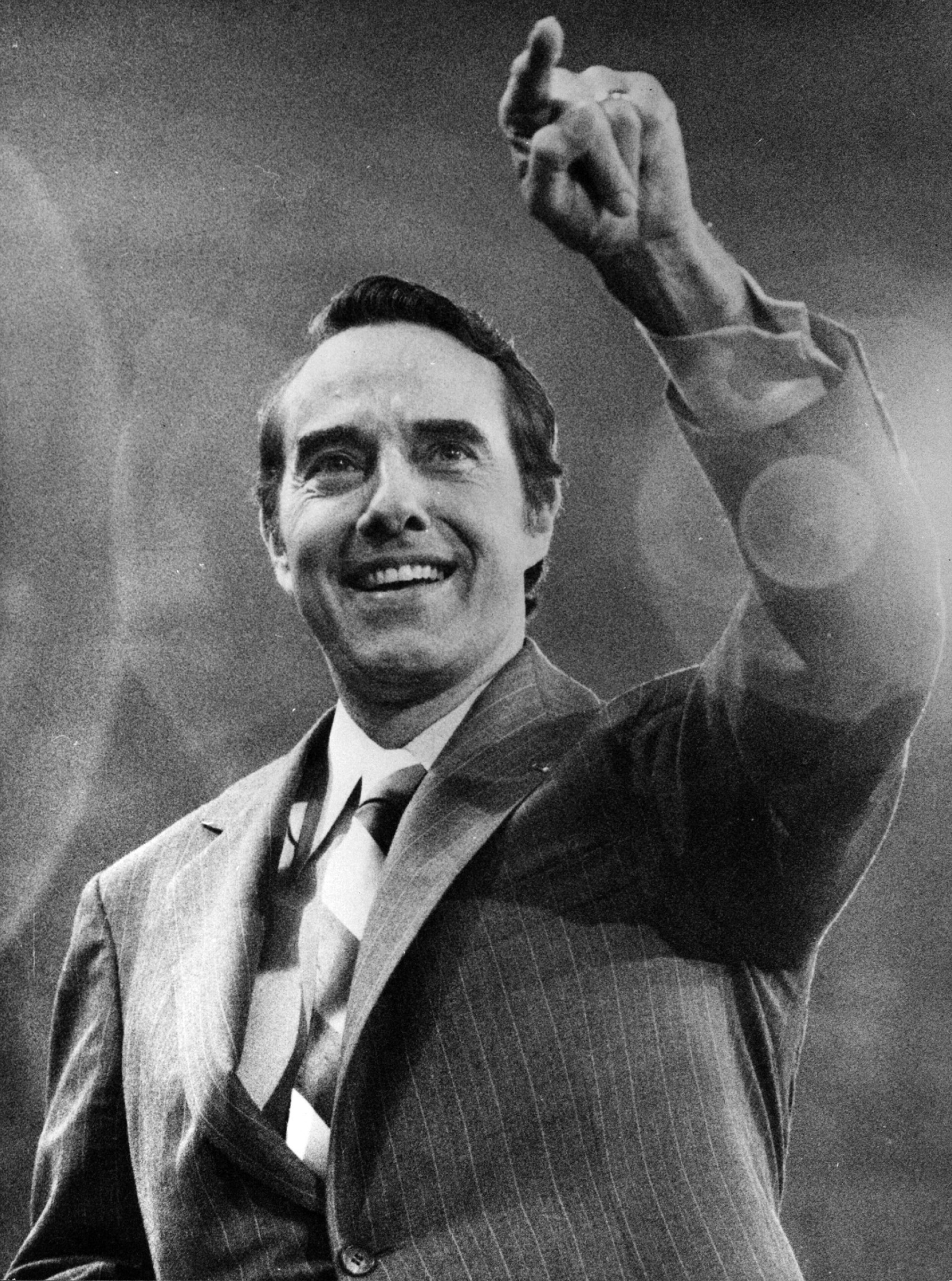American politician and Senator from Kansas, Robert Dole.