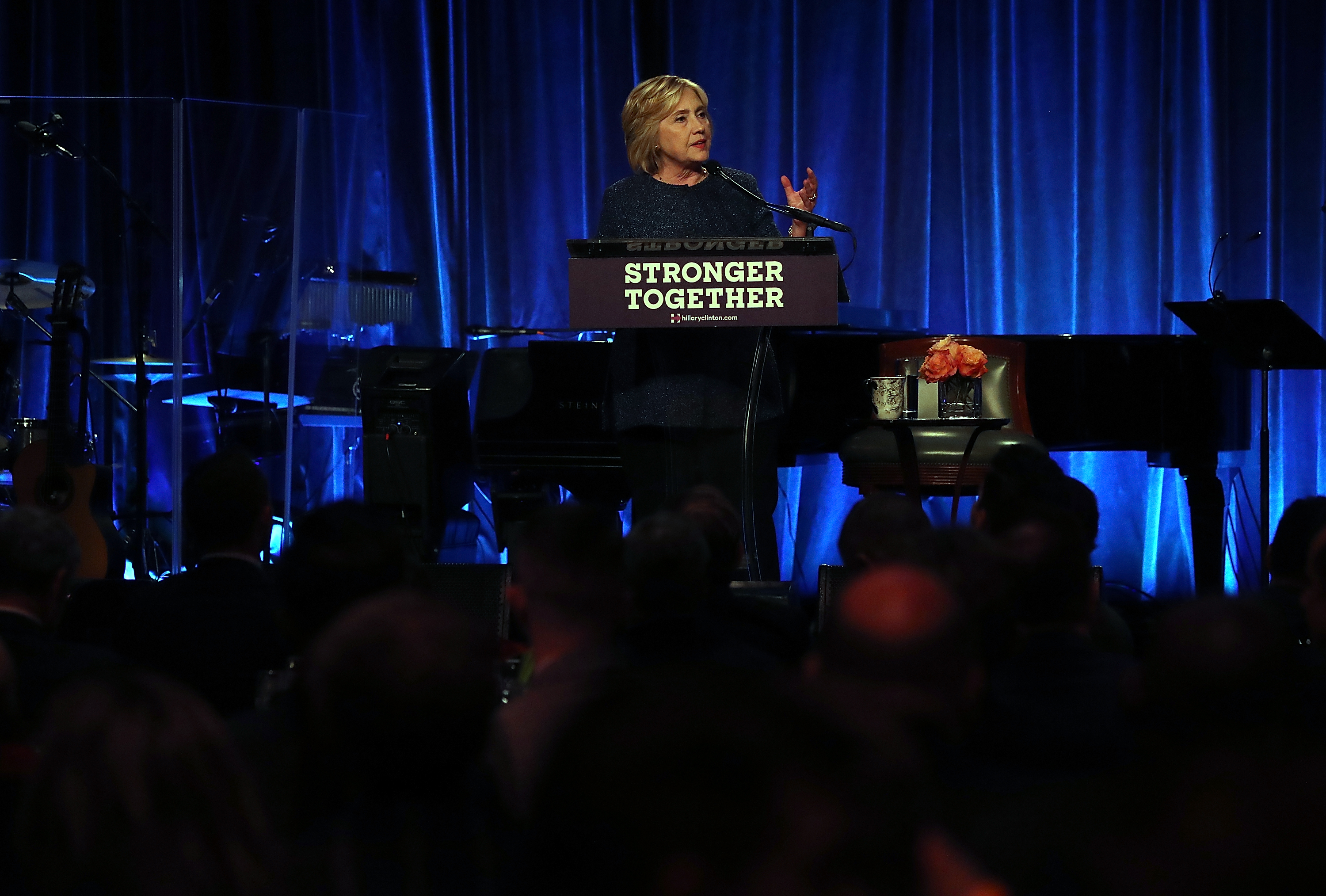 Presidential Candidate Hillary Clinton Attends National Security Working Session