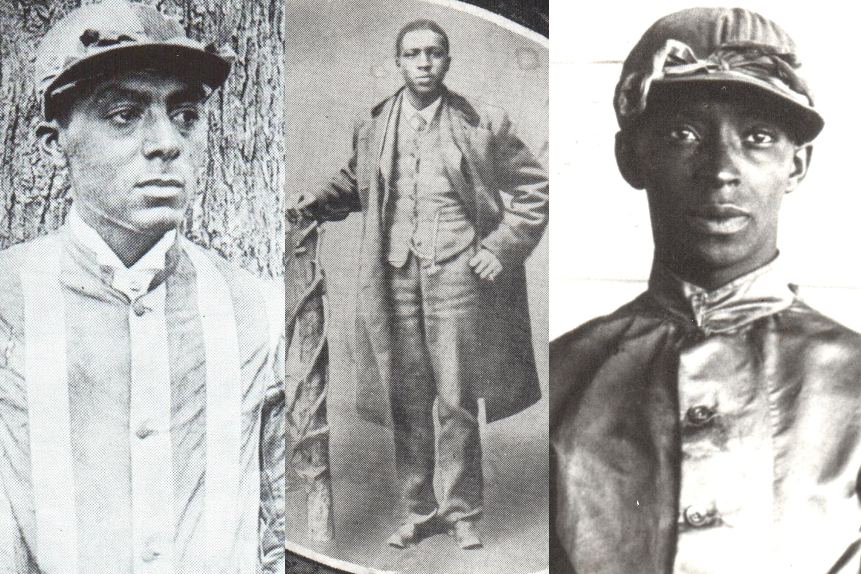 (L-R) Isaac Murphy, Oliver Lewis, Jimmy Winkfield—African-American jockeys dominated the Kentucky Derby in its early years. 