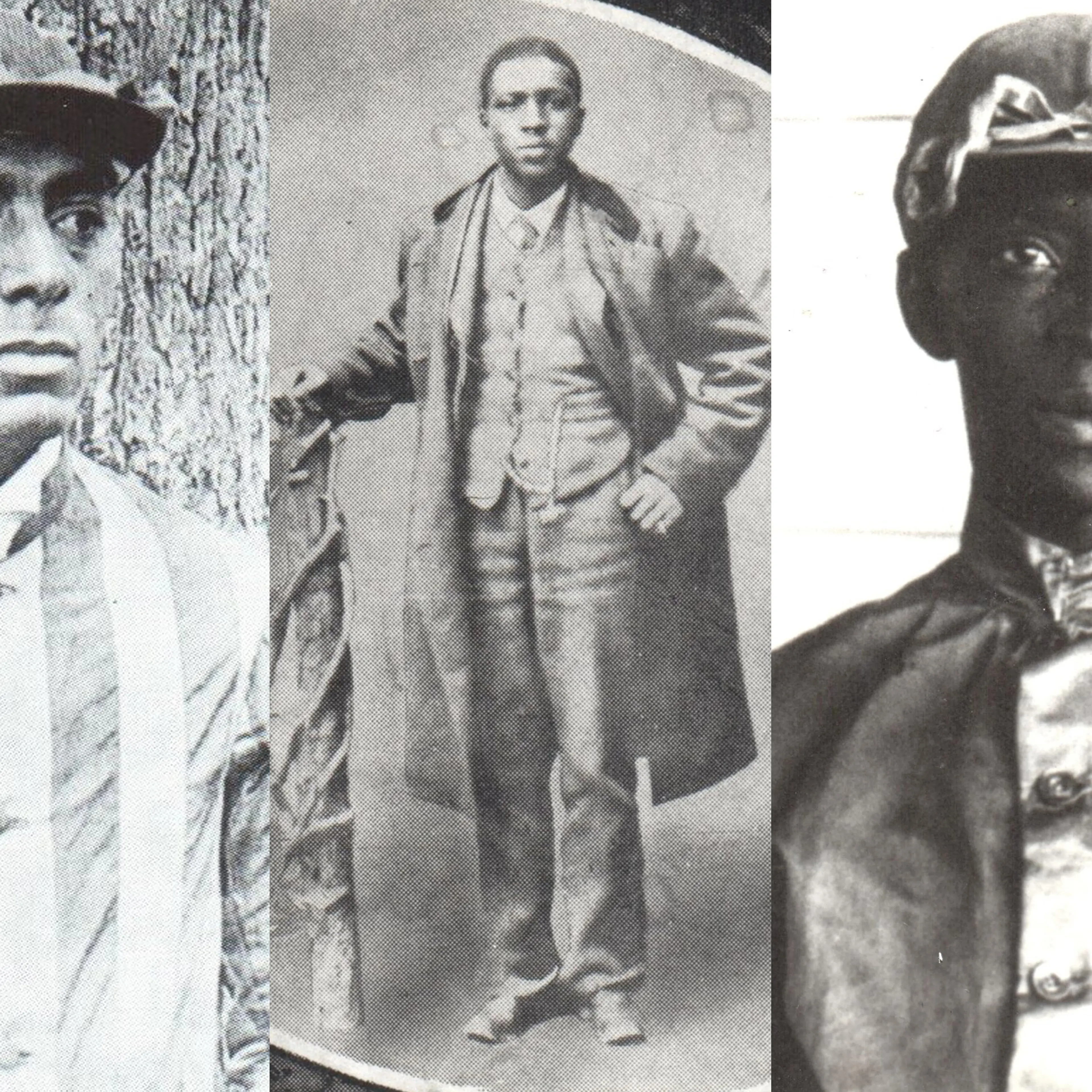 (L-R) Isaac Murphy, Oliver Lewis, Jimmy Winkfield—African-American jockeys dominated the Kentucky Derby in its early years.