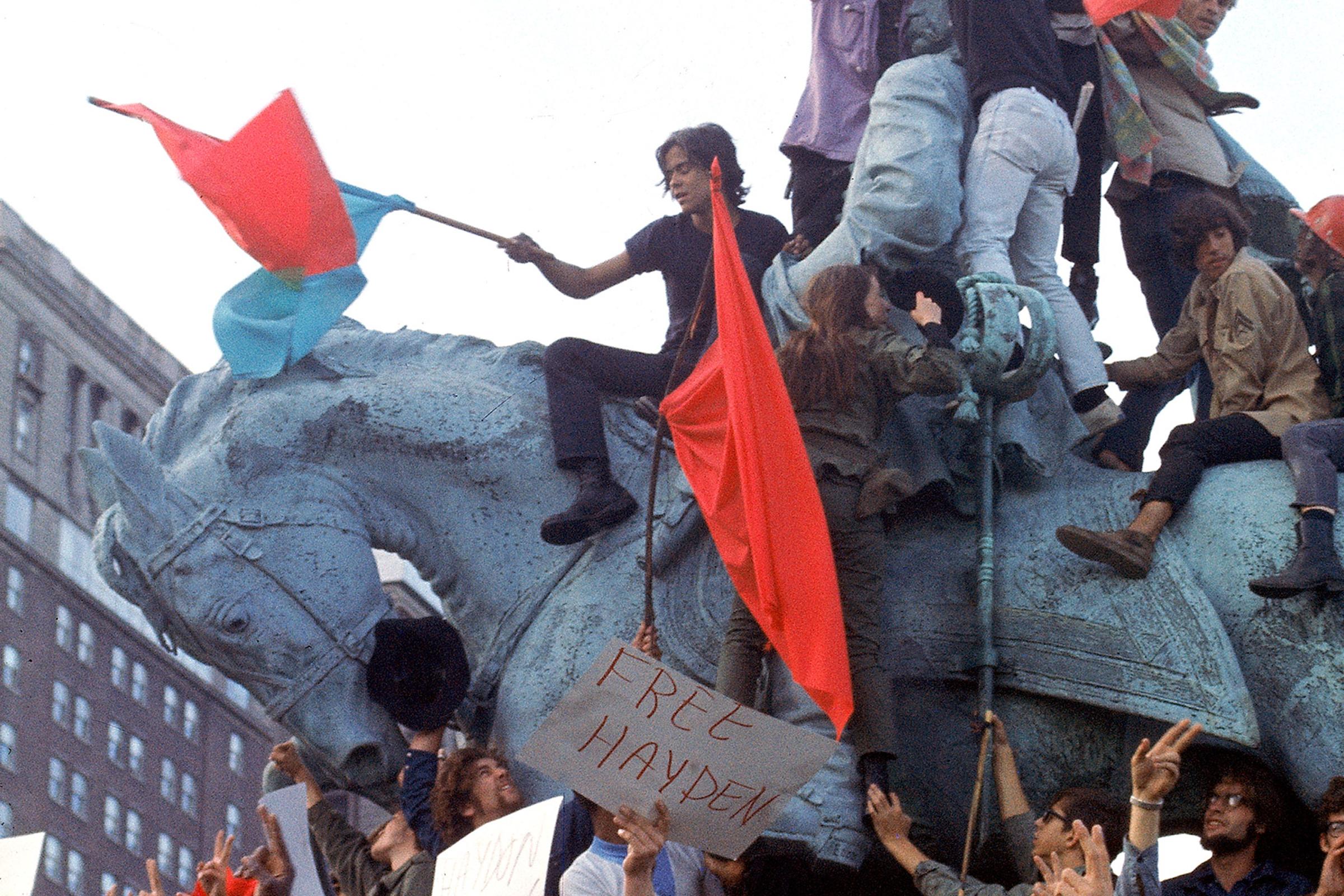 Convention Riot 1968 Democratic Convention Protests: Vivid Color Photos From 1968