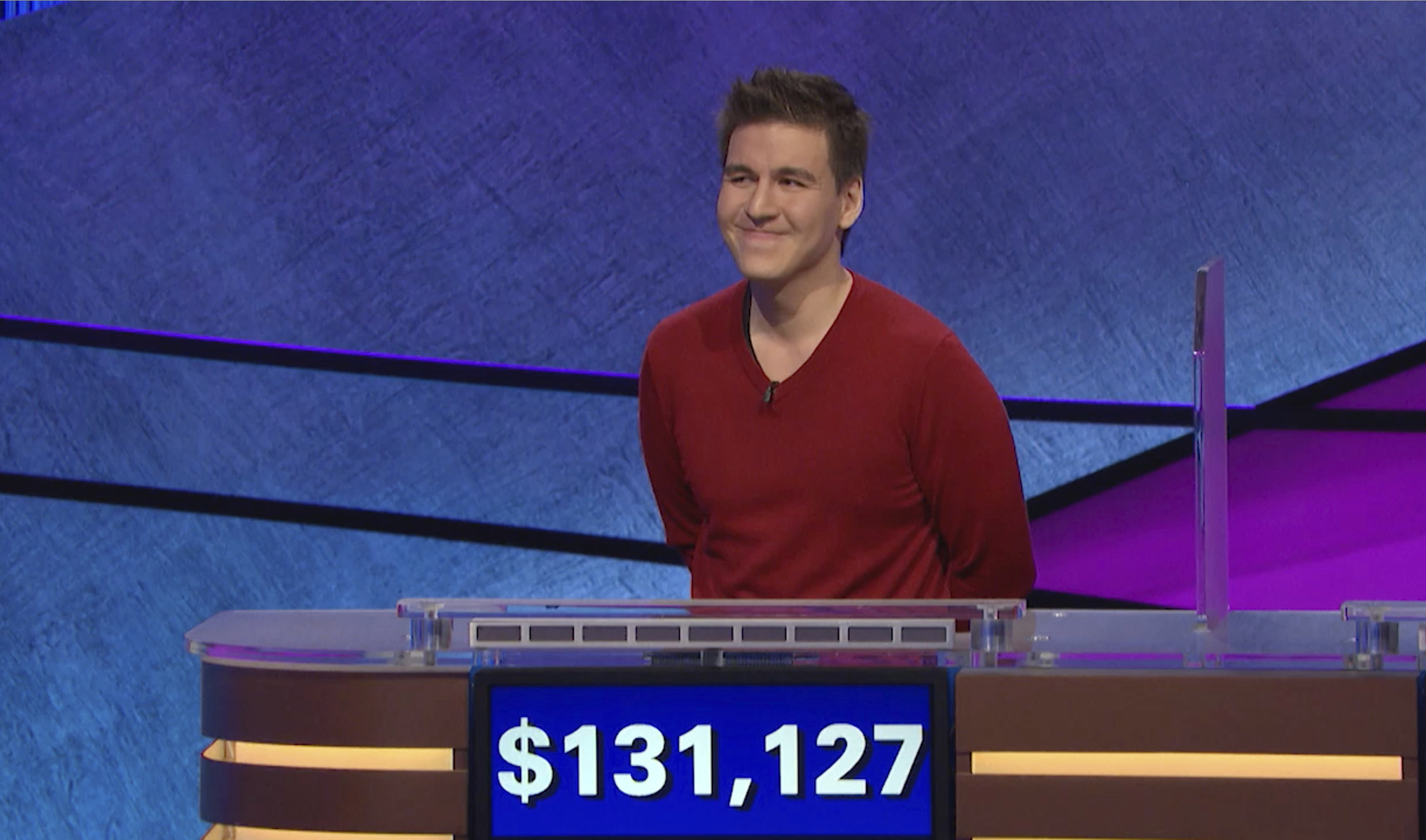 Las Vegas gambler James Holzhauer has passed the $1 million mark in winnings on 'Jeopardy!' on his 14th appearance.