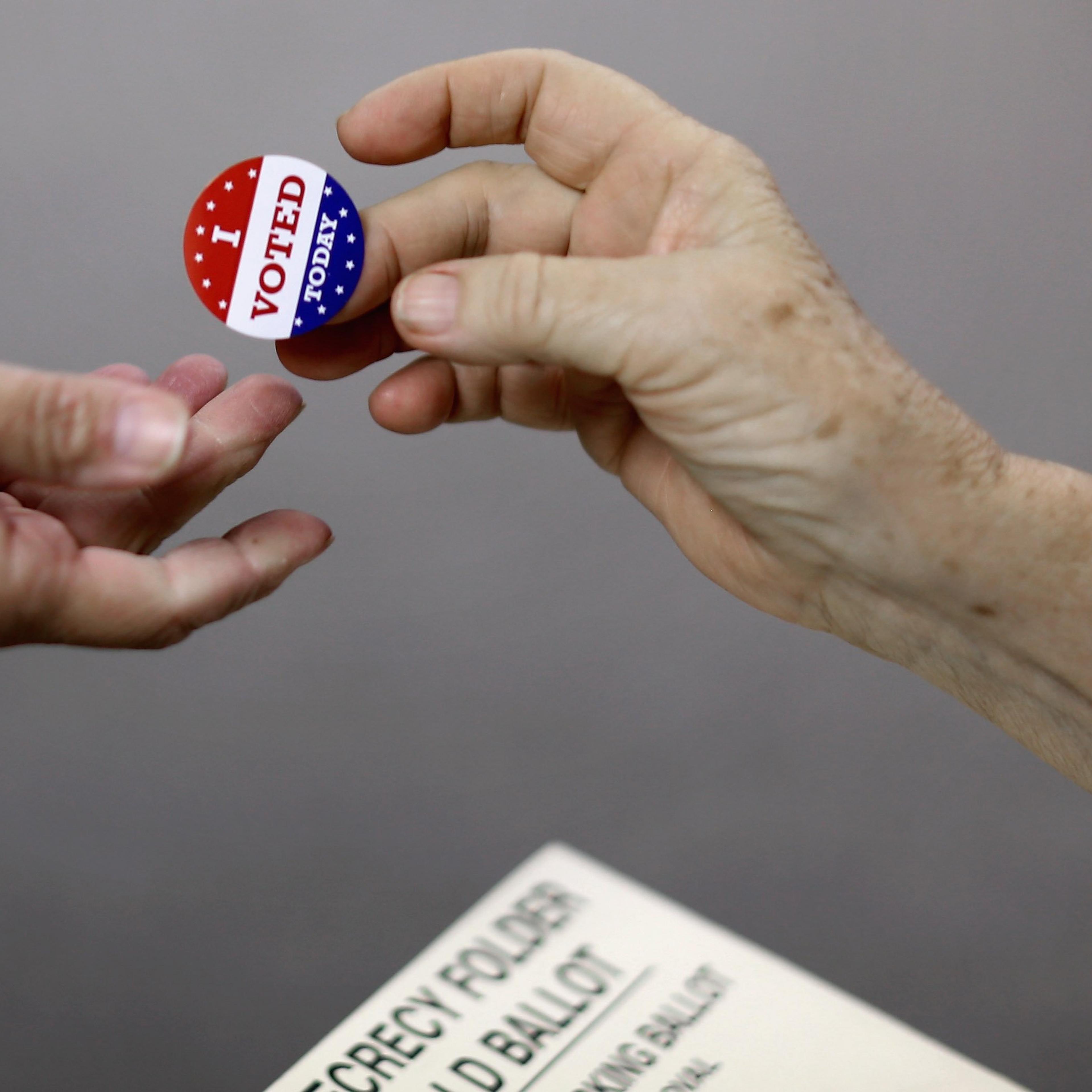 GOP Senate Candidate Jodi Ernst Casts Her Vote In Her Iowa Hometown