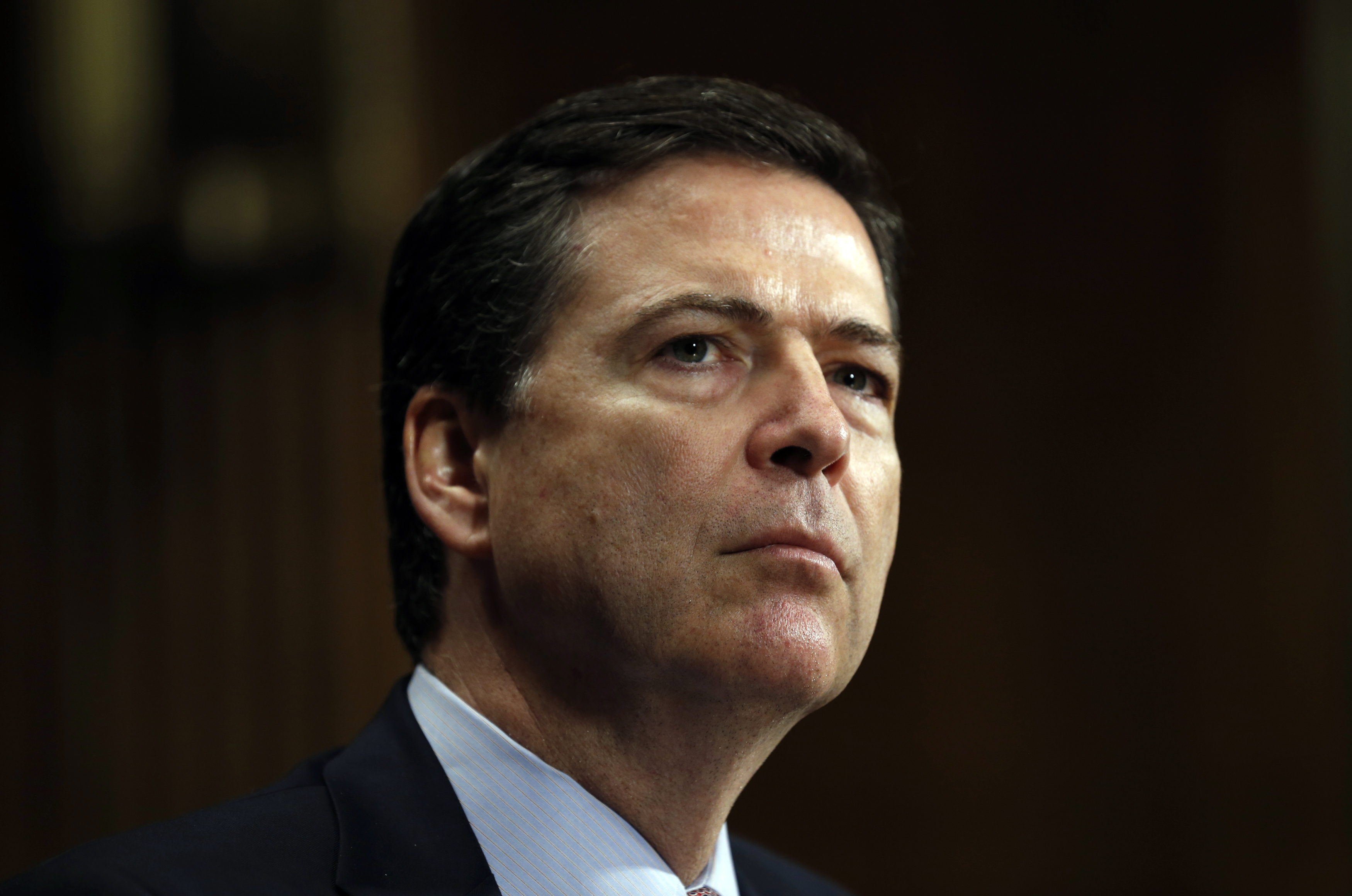 FBI Director James Comey testifies at a Senate Judiciary Committee hearing on "Oversight of the Federal Bureau of Investigation" on Capitol Hill in Washington