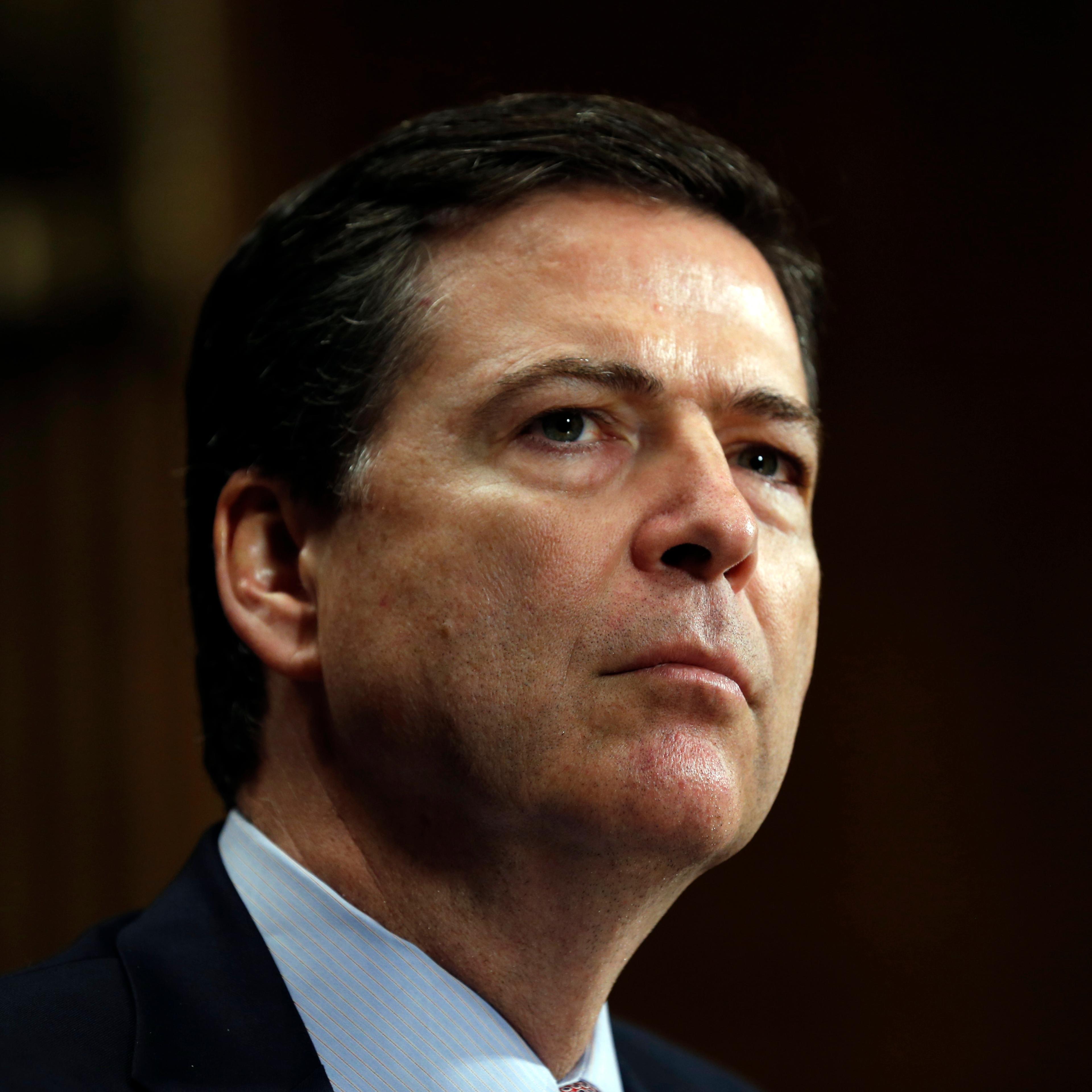 FBI Director James Comey testifies at a Senate Judiciary Committee hearing on "Oversight of the Federal Bureau of Investigation" on Capitol Hill in Washington