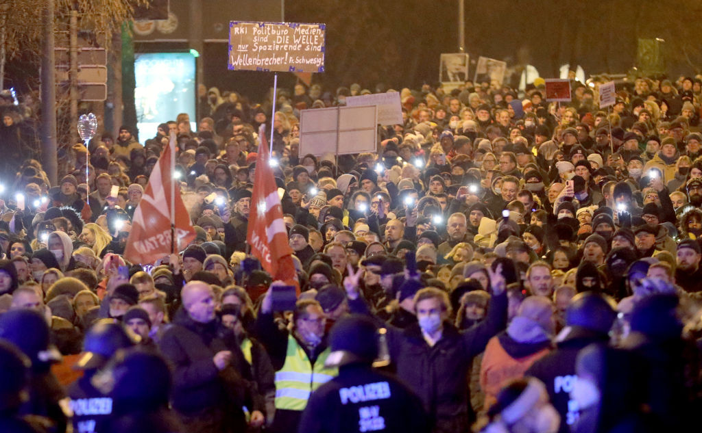 Demonstrations against Corona measures