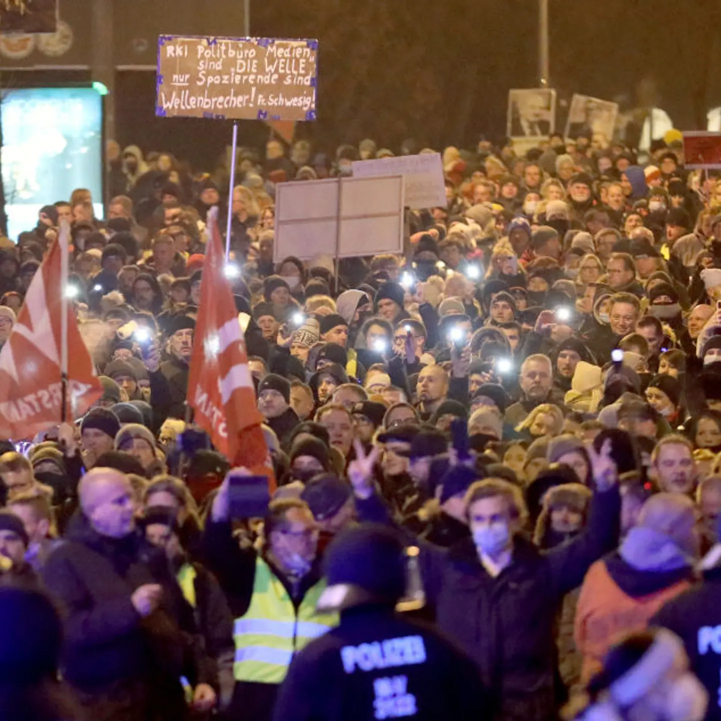 Demonstrations against Corona measures