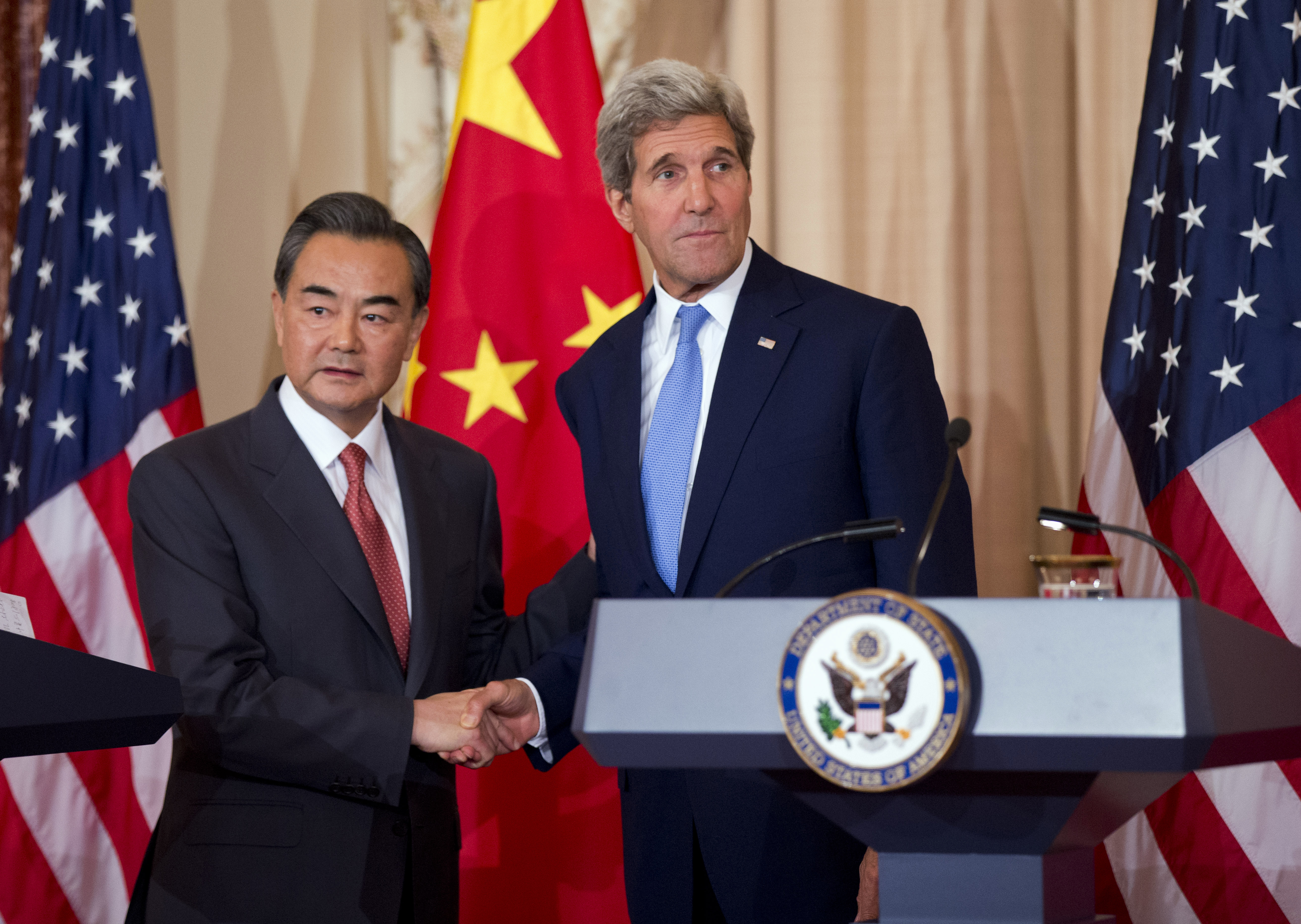 John Kerry, Wang Yi