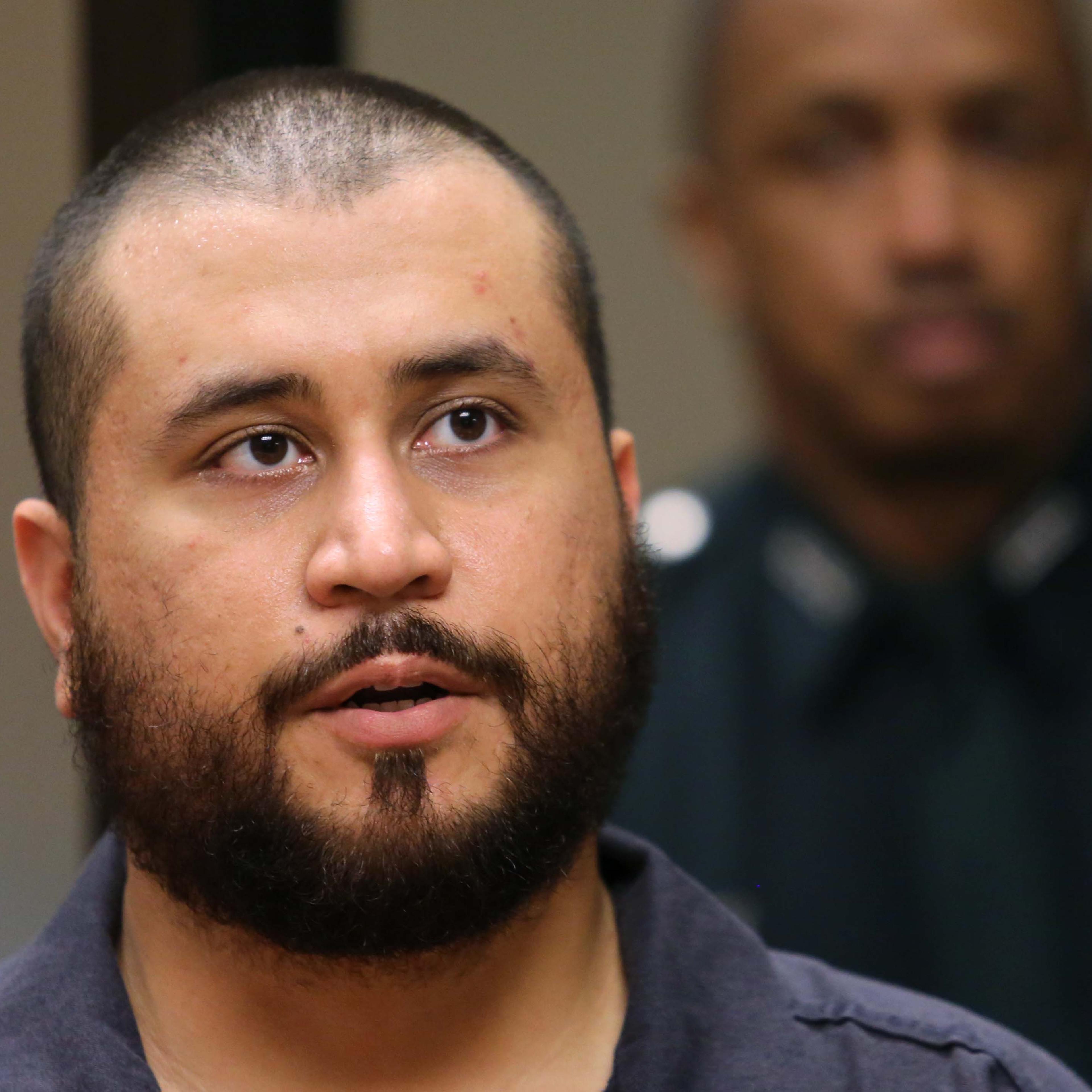 George Zimmerman speaks to judge during a first-appearance hearing in Sanford, Florida