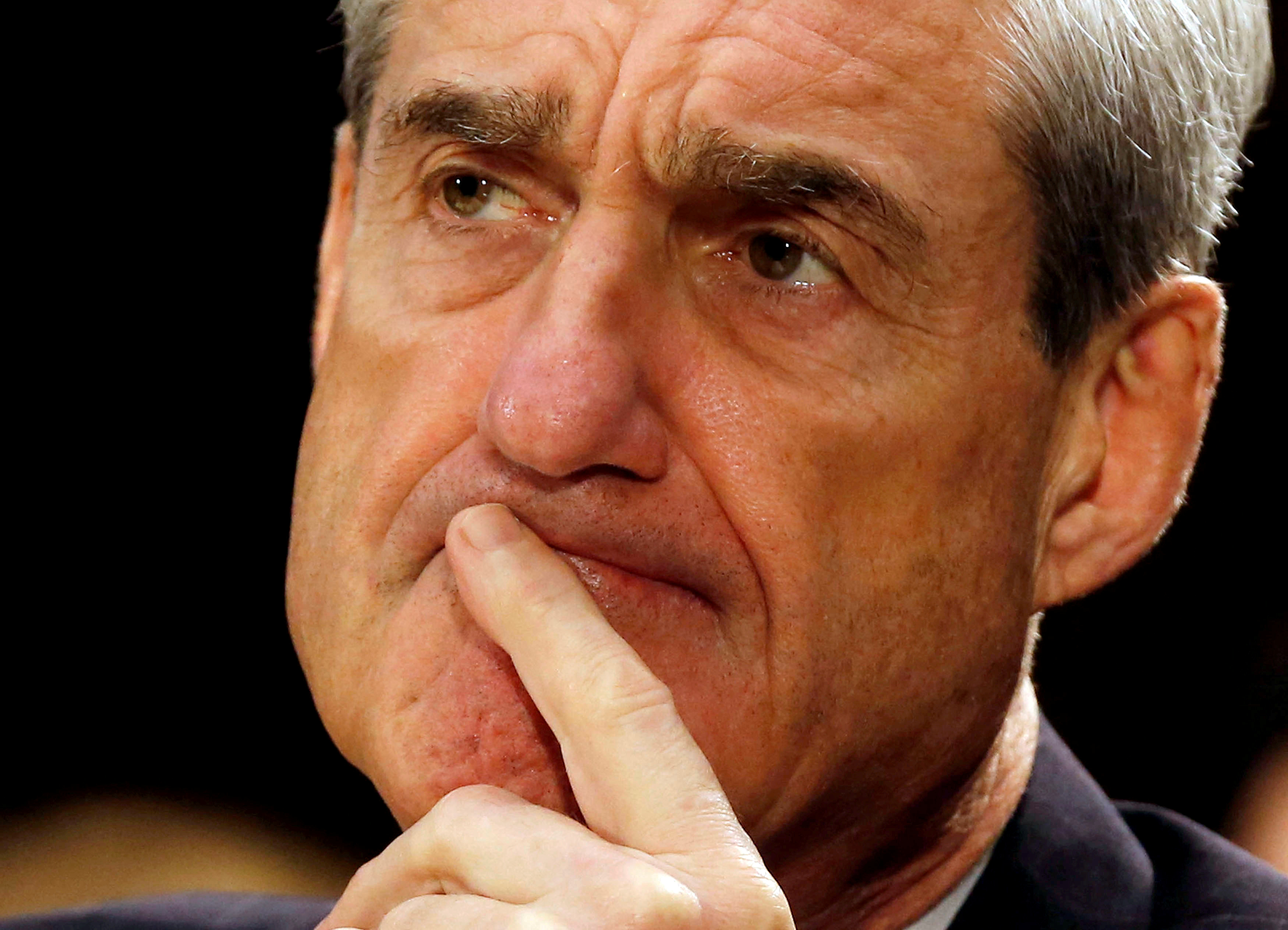 FILE PHOTO - Robert Mueller at the U.S. Senate Judiciary Committee hearing on Capitol Hill in Washington