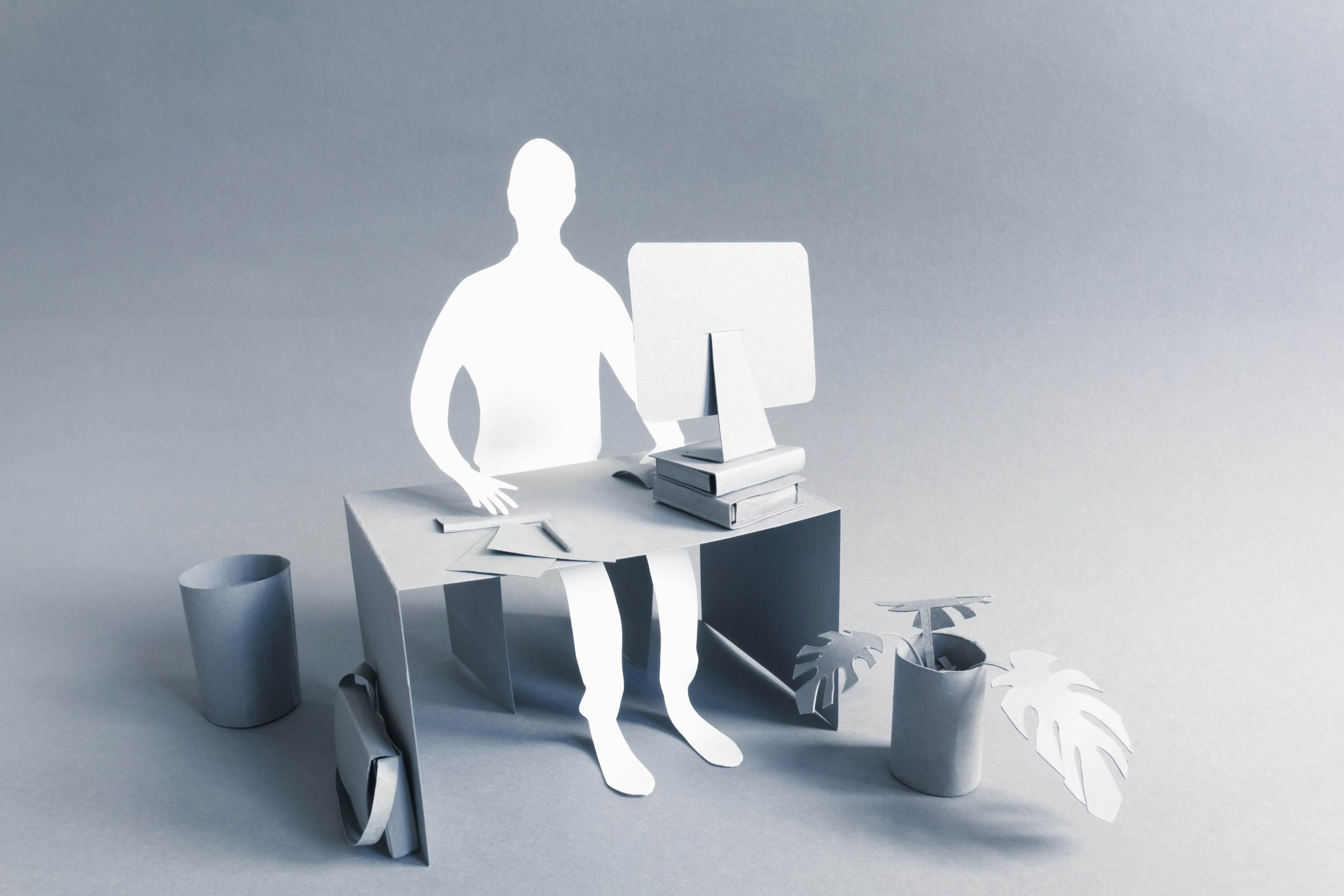 Paper businessman