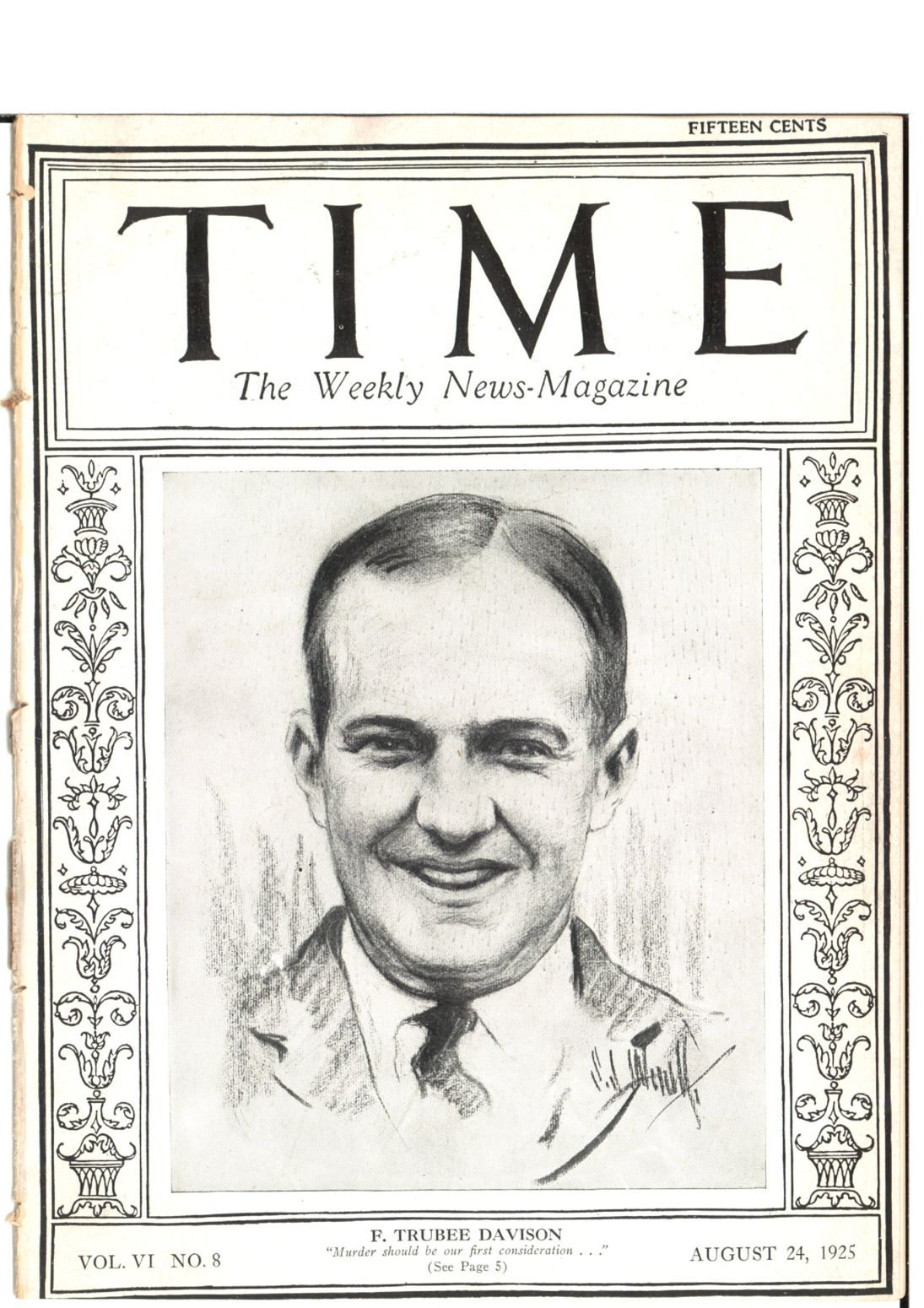 August 24th, 1925 | Vol. VI, No. 8 | U.S.