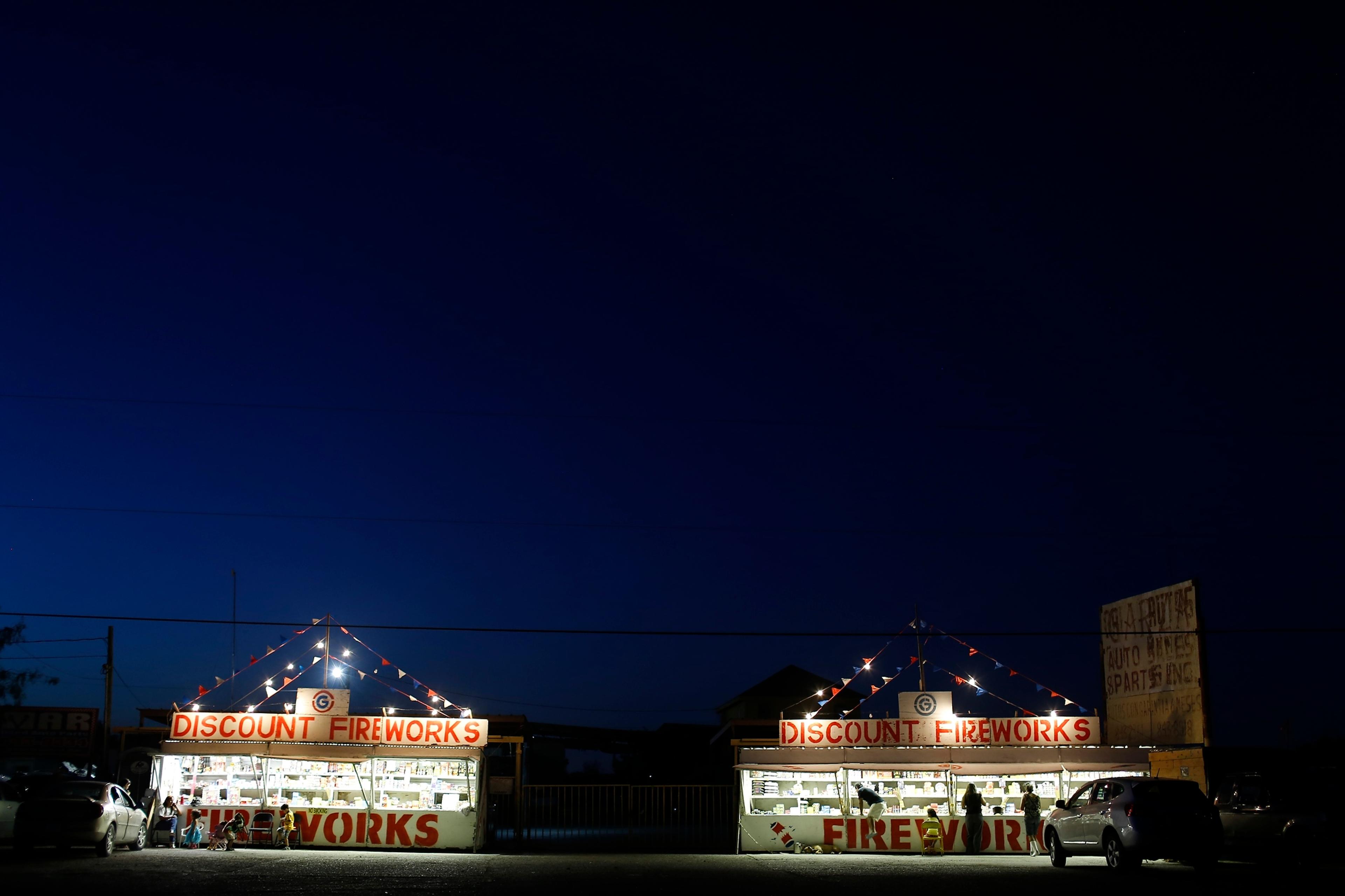 Fireworks Sellers Immigration 4th of July