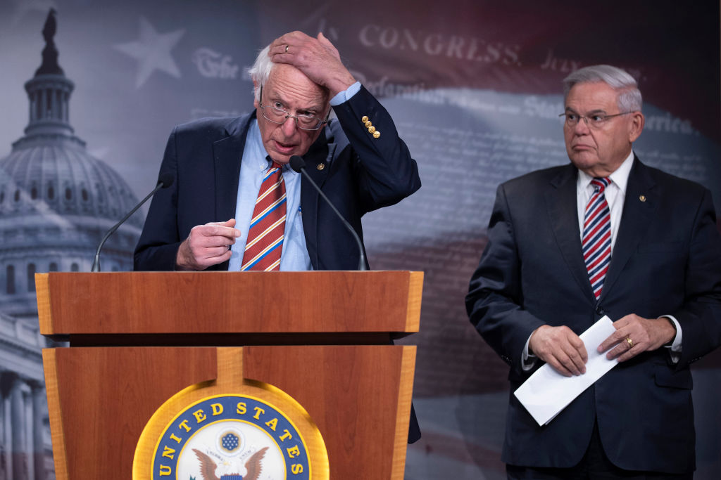 Senators Sanders And Menendez Discuss SALT Deductions At Press Conference
