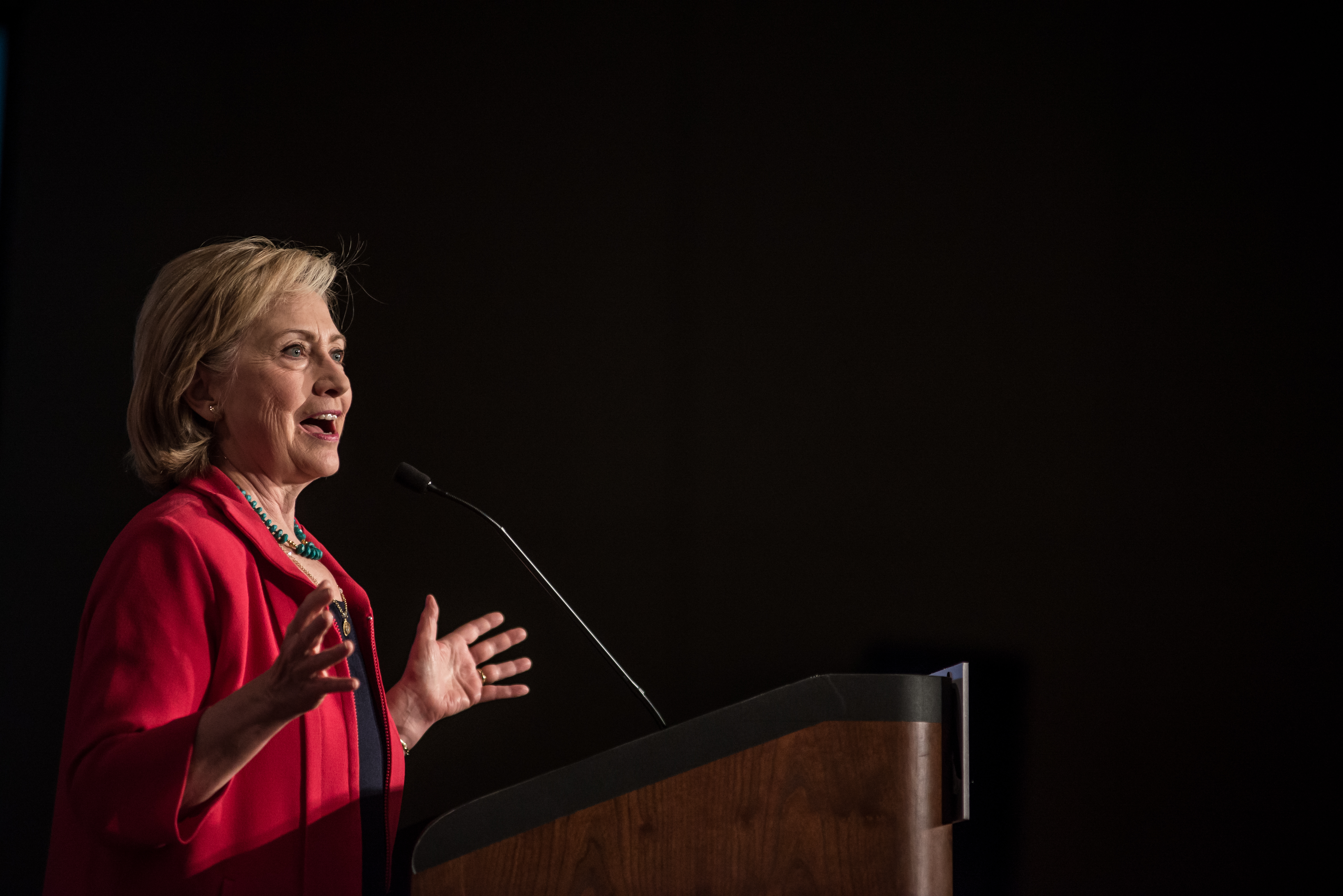 Democratic Presidential Candidate Hillary Clinton Campaigns In South Carolina
