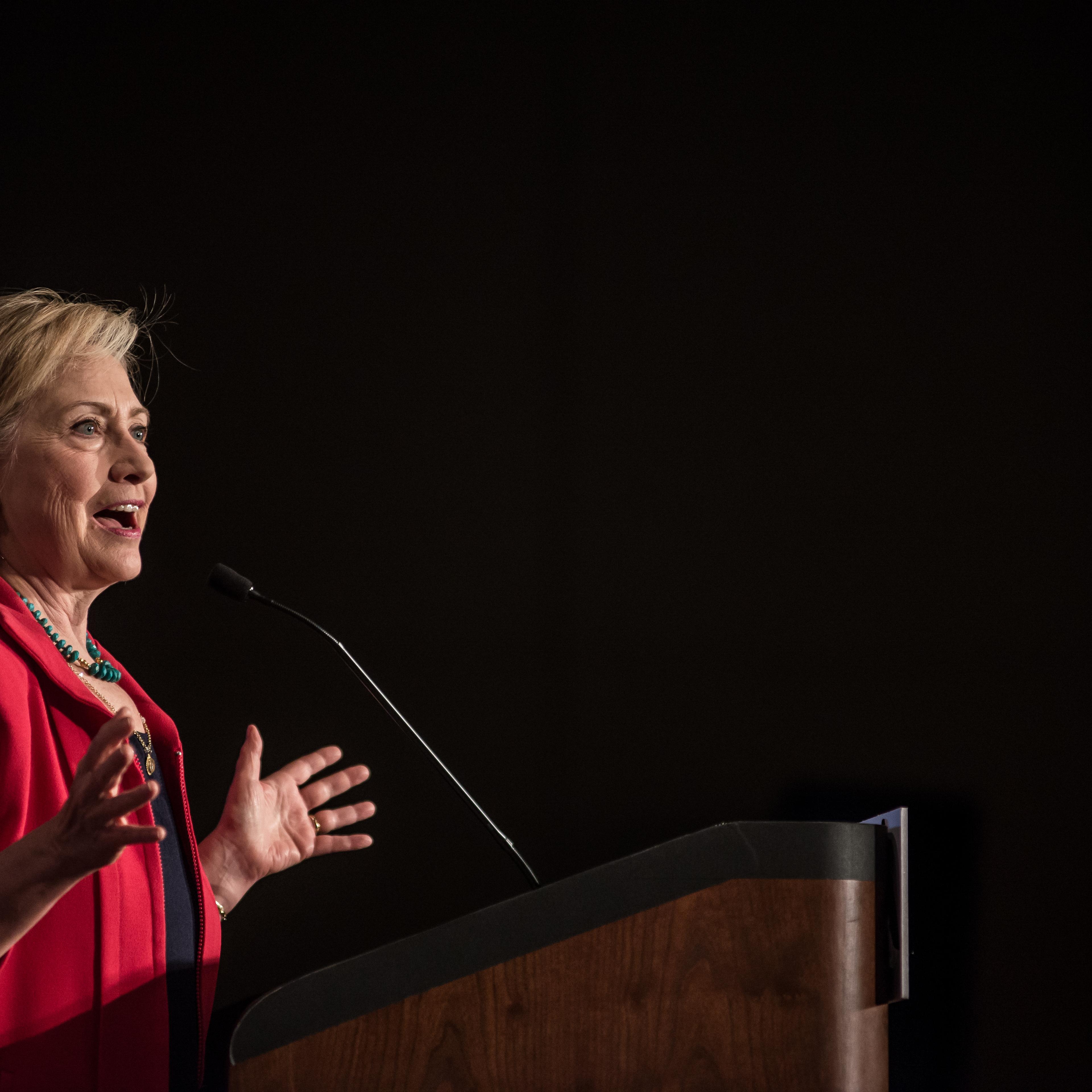 Democratic Presidential Candidate Hillary Clinton Campaigns In South Carolina