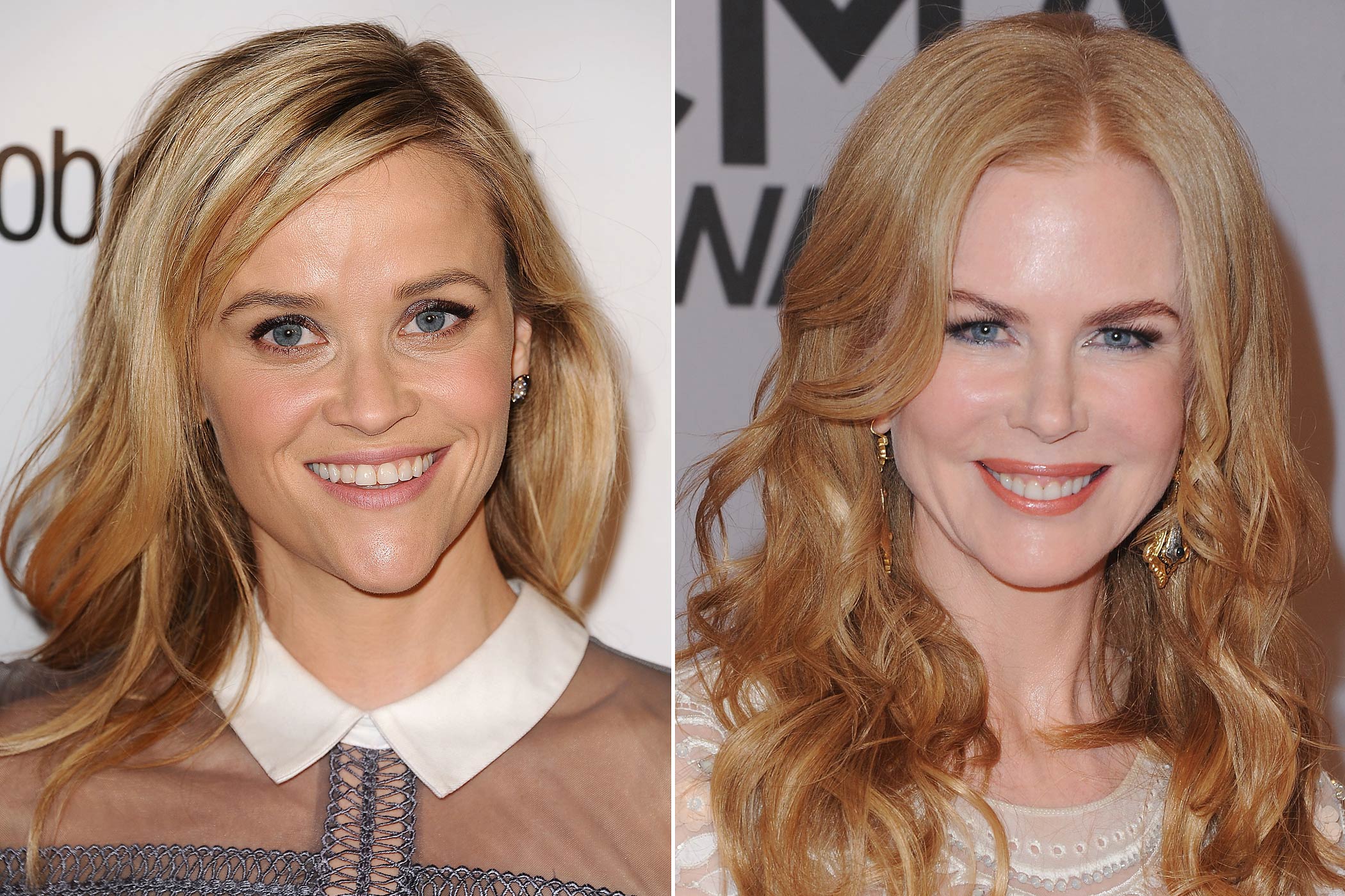 Left: Reese Witherspoon; Right: Nicole Kidman