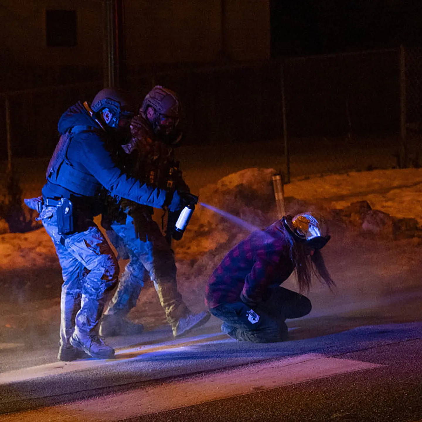 Clashes erupt in Minneapolis after Federal Agents involved in a shooting incident