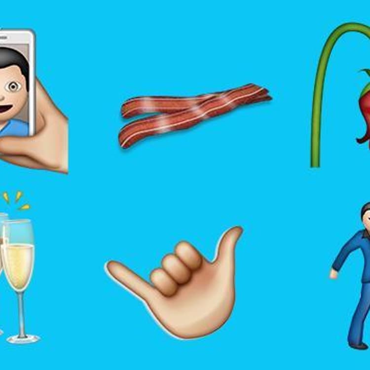 new emojis bacon selfie