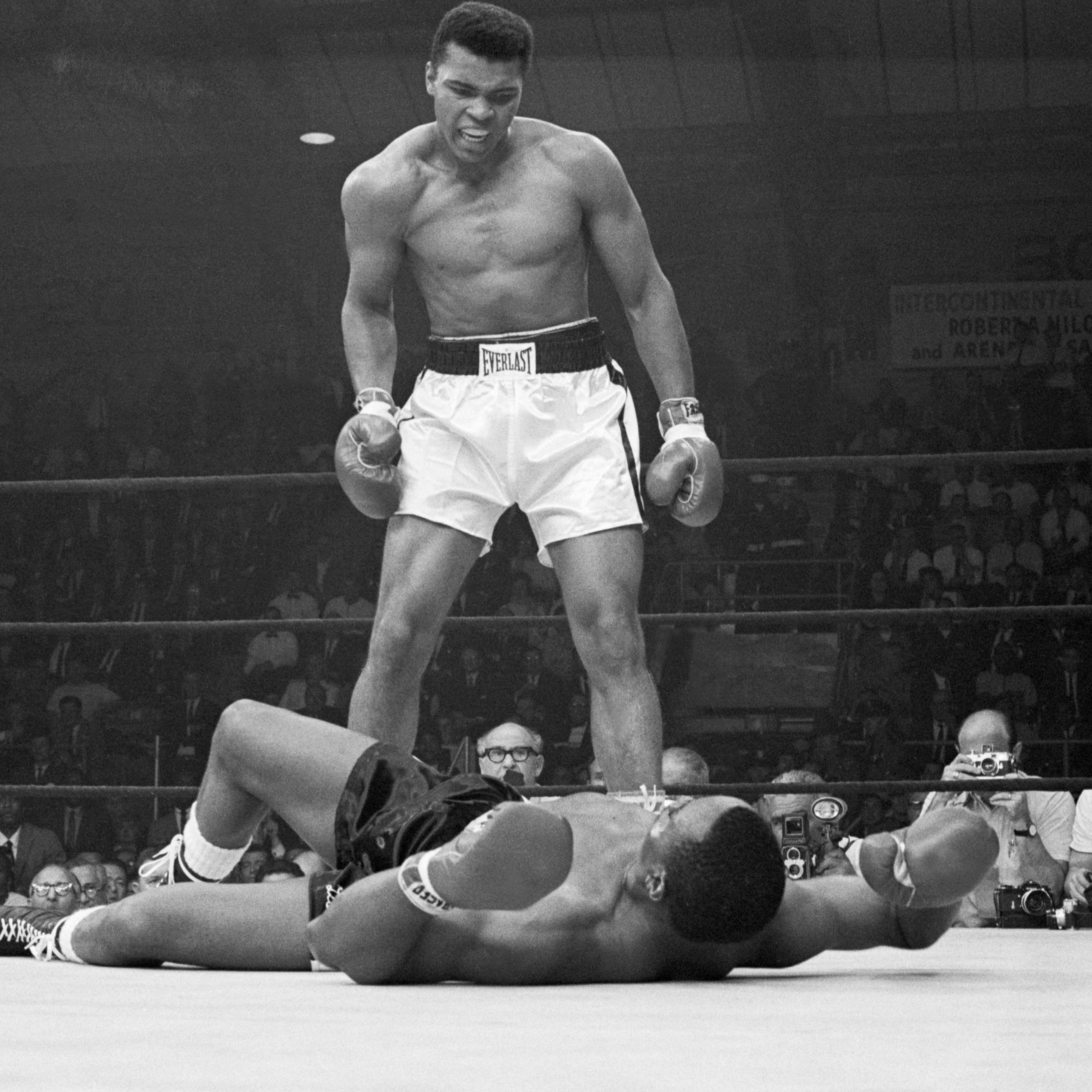 Muhammad Ali Taunting Sonny Liston