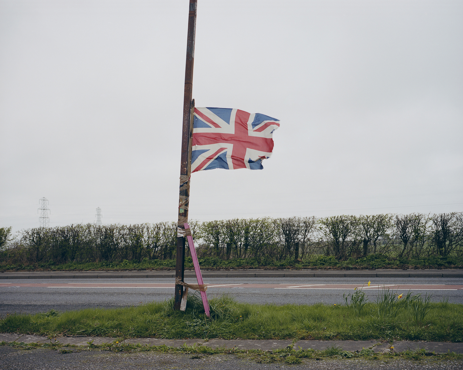 The Union Jack is a combination of the English, Scottish and Northern Irish national flags.