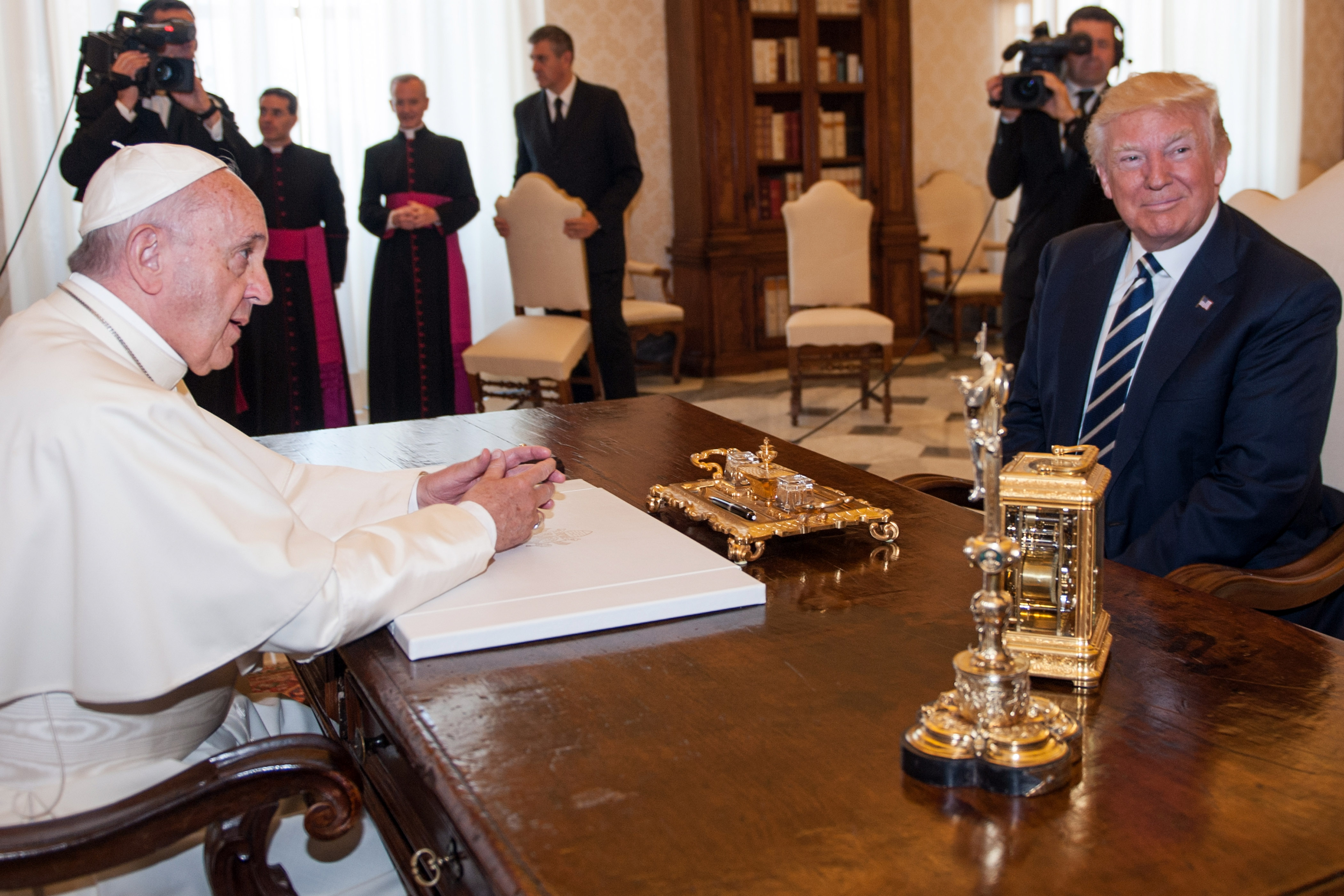 Pope Francis Meets USA President Donald Trump