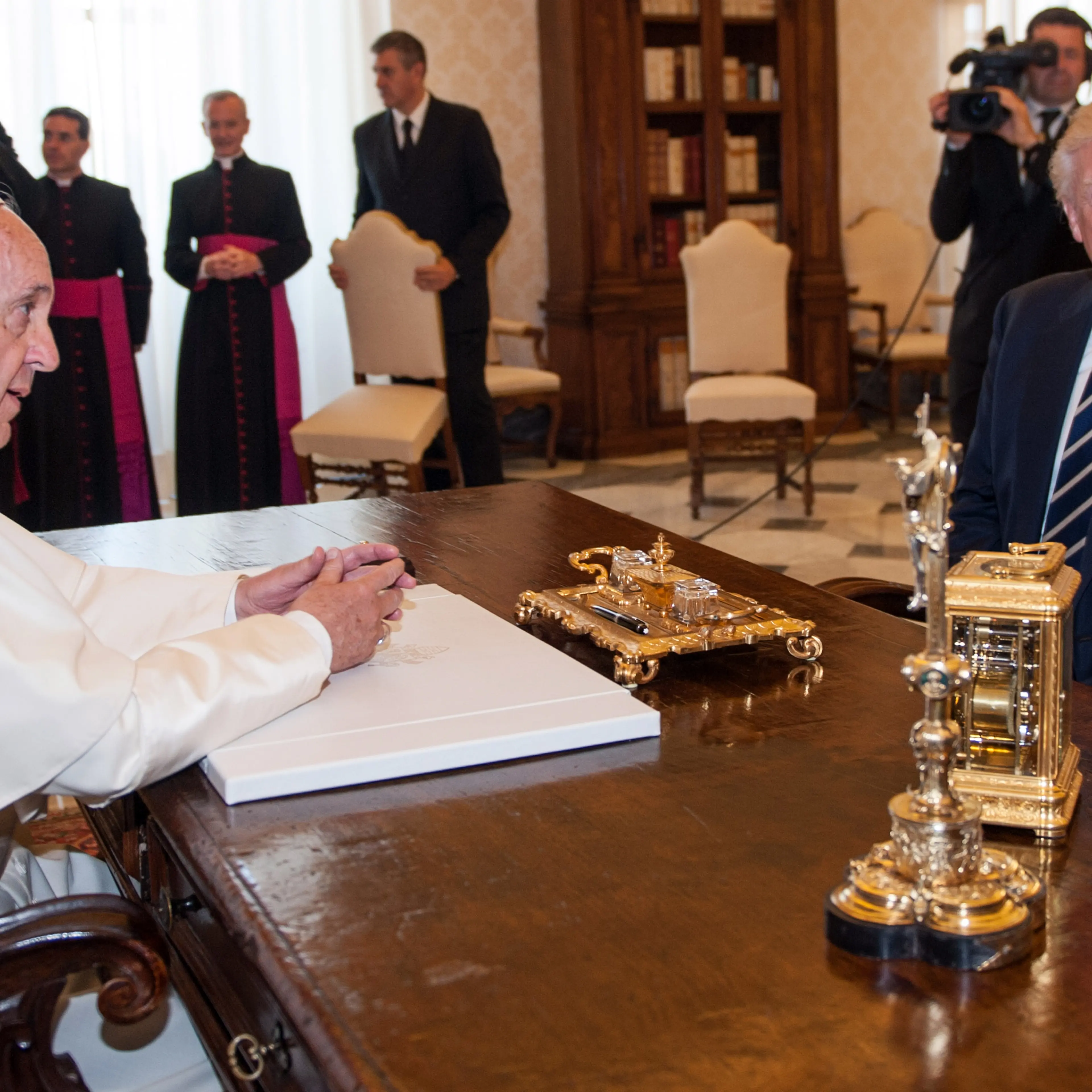 Pope Francis Meets USA President Donald Trump