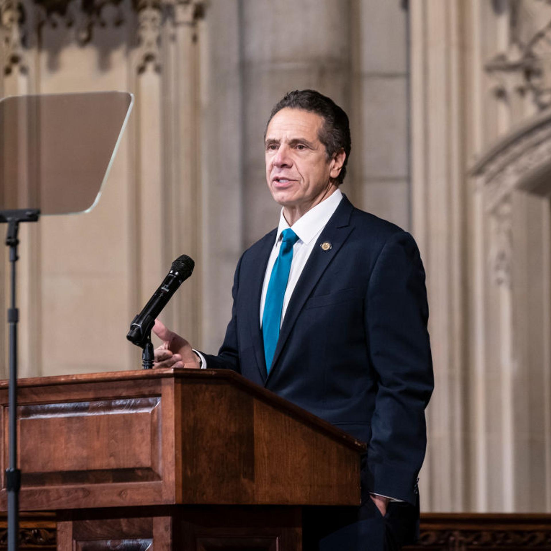 Governor Andrew Cuomo delivers remarks at Riverside Church