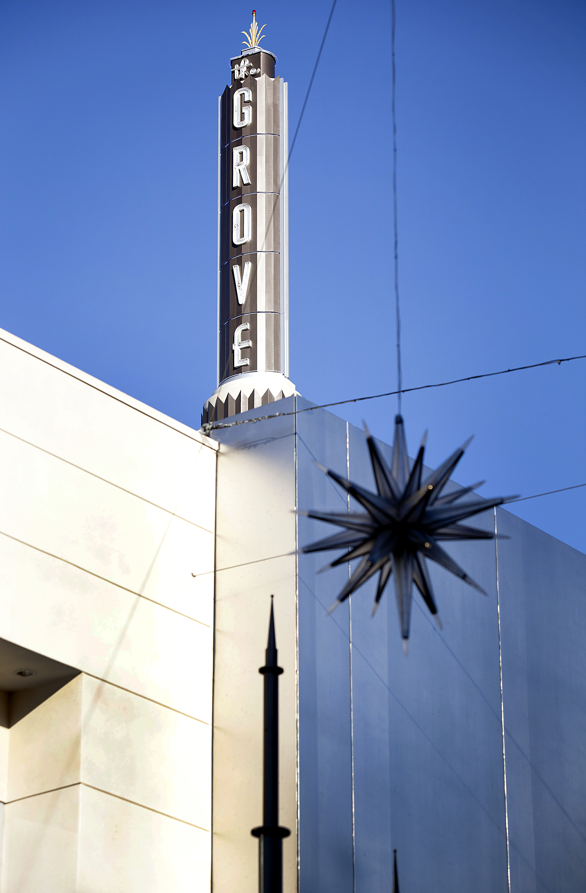 The Grove shopping mall in West Hollywood, Ca.