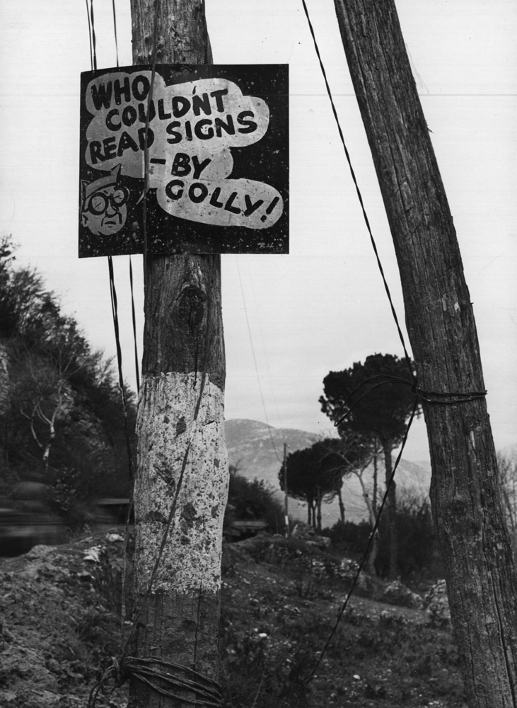 Photos of World War II Battlefield Signs