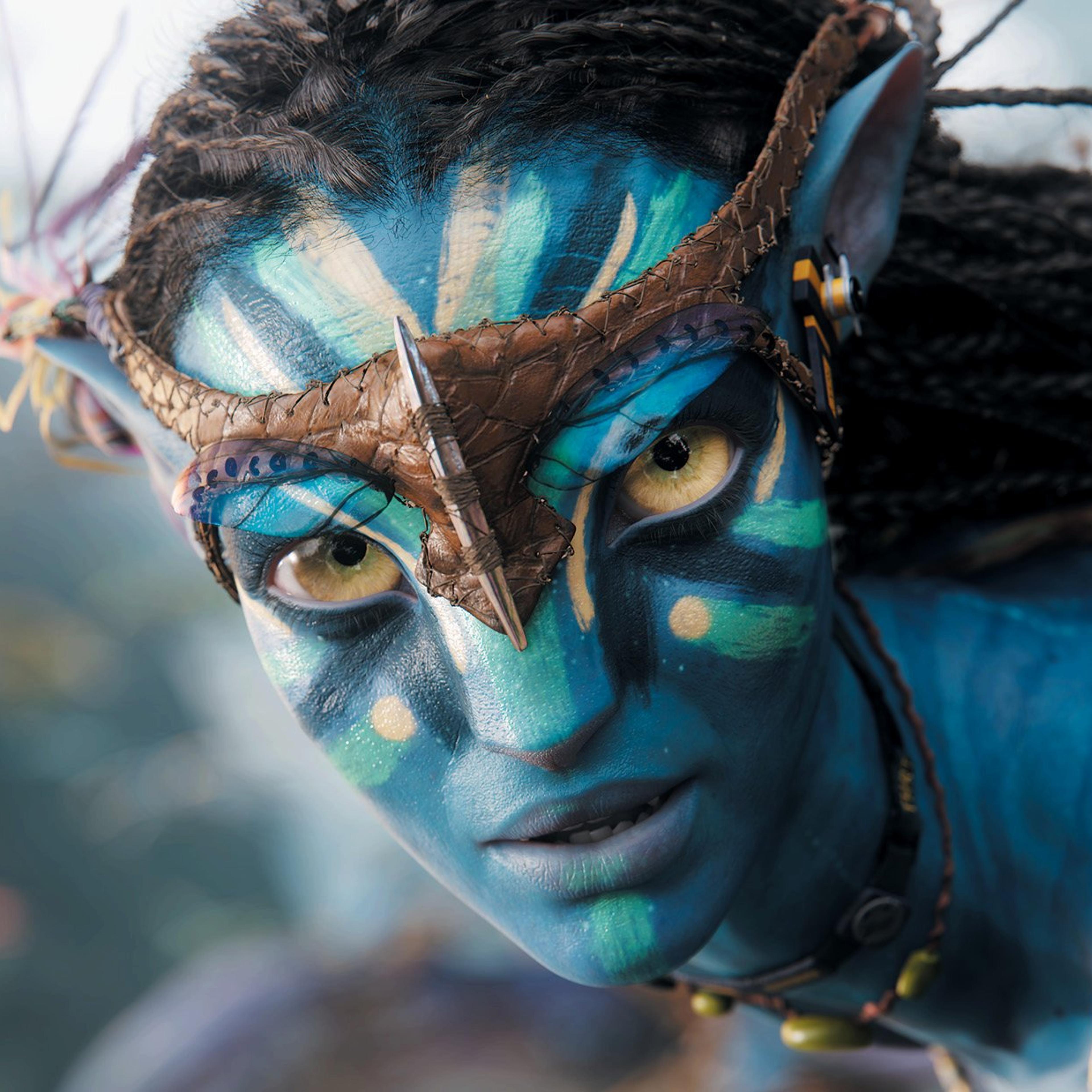 Zoe Saldana as Neytiri in "Avatar."