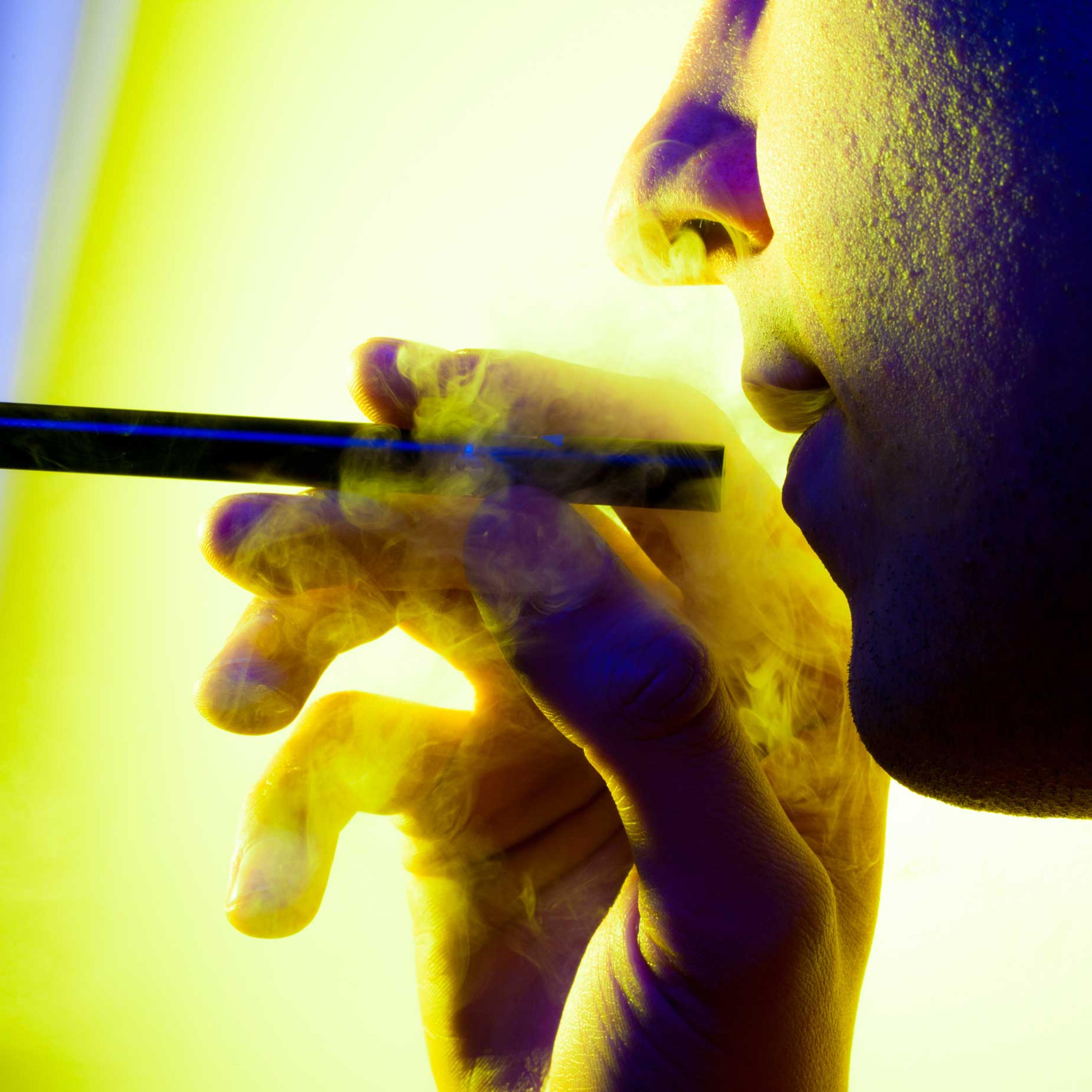 TIME.com stock photos E-Cig Electronic Cigarette Smoke